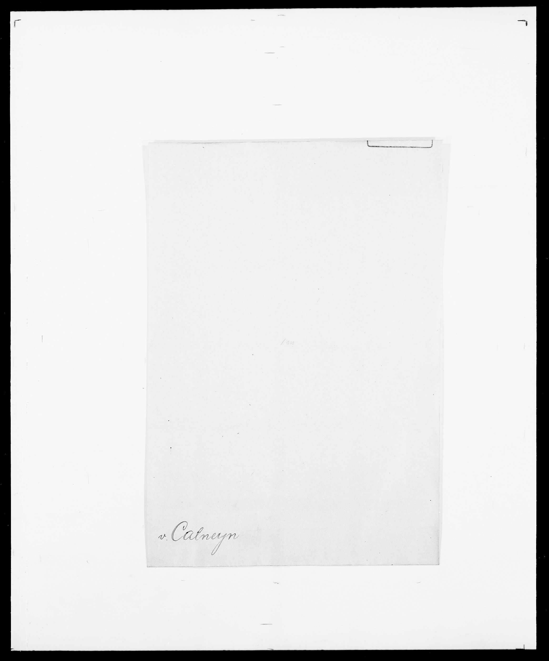 Delgobe, Charles Antoine - samling, SAO/PAO-0038/D/Da/L0007: Buaas - Caphengst, p. 833