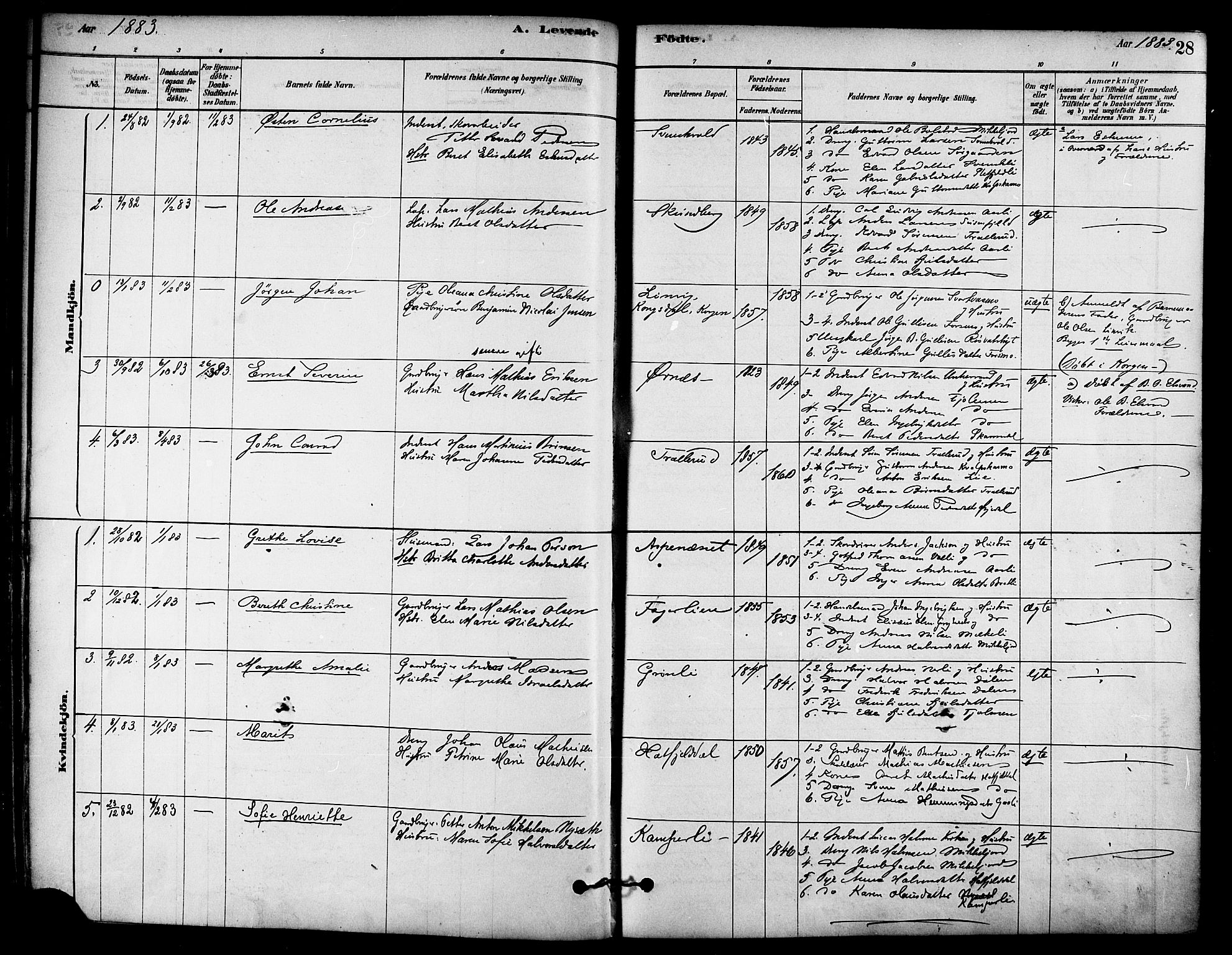 Ministerialprotokoller, klokkerbøker og fødselsregistre - Nordland, AV/SAT-A-1459/823/L0325: Parish register (official) no. 823A02, 1878-1898, p. 28