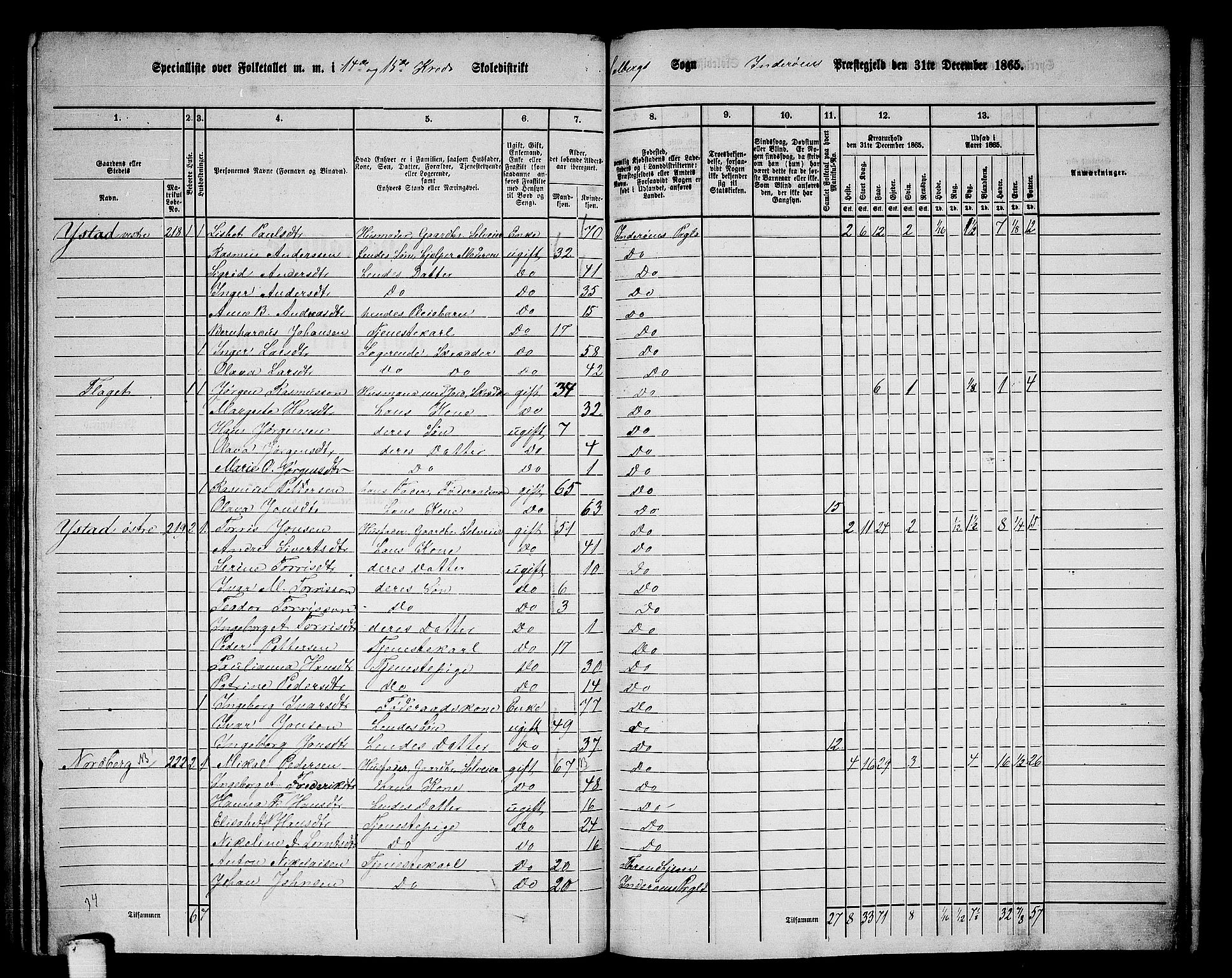 RA, 1865 census for Inderøy, 1865, p. 193