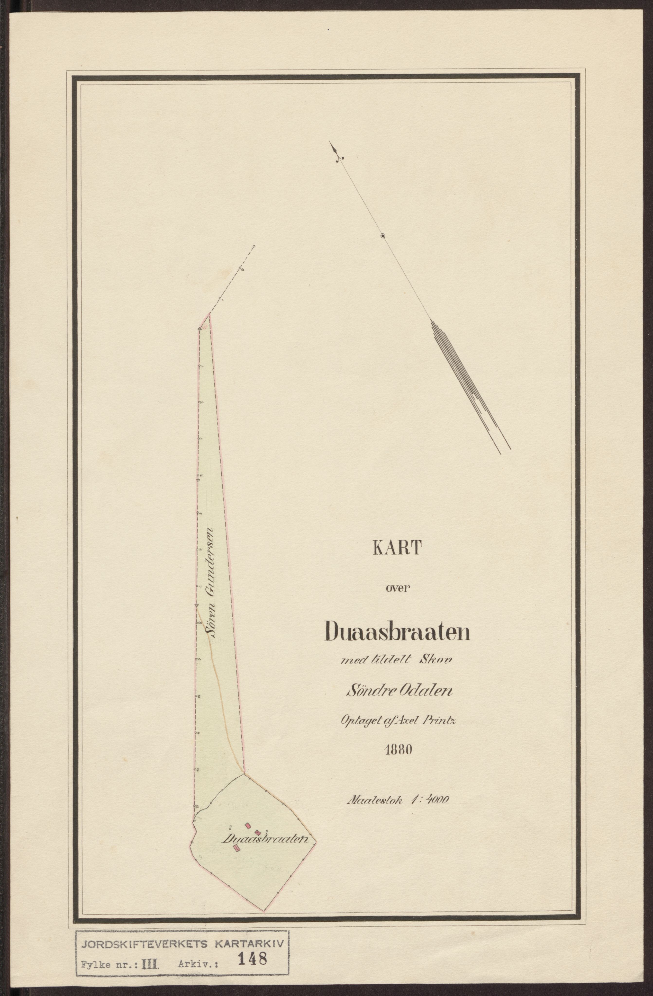 Jordskifteverkets kartarkiv, RA/S-3929/T, 1859-1988, p. 198