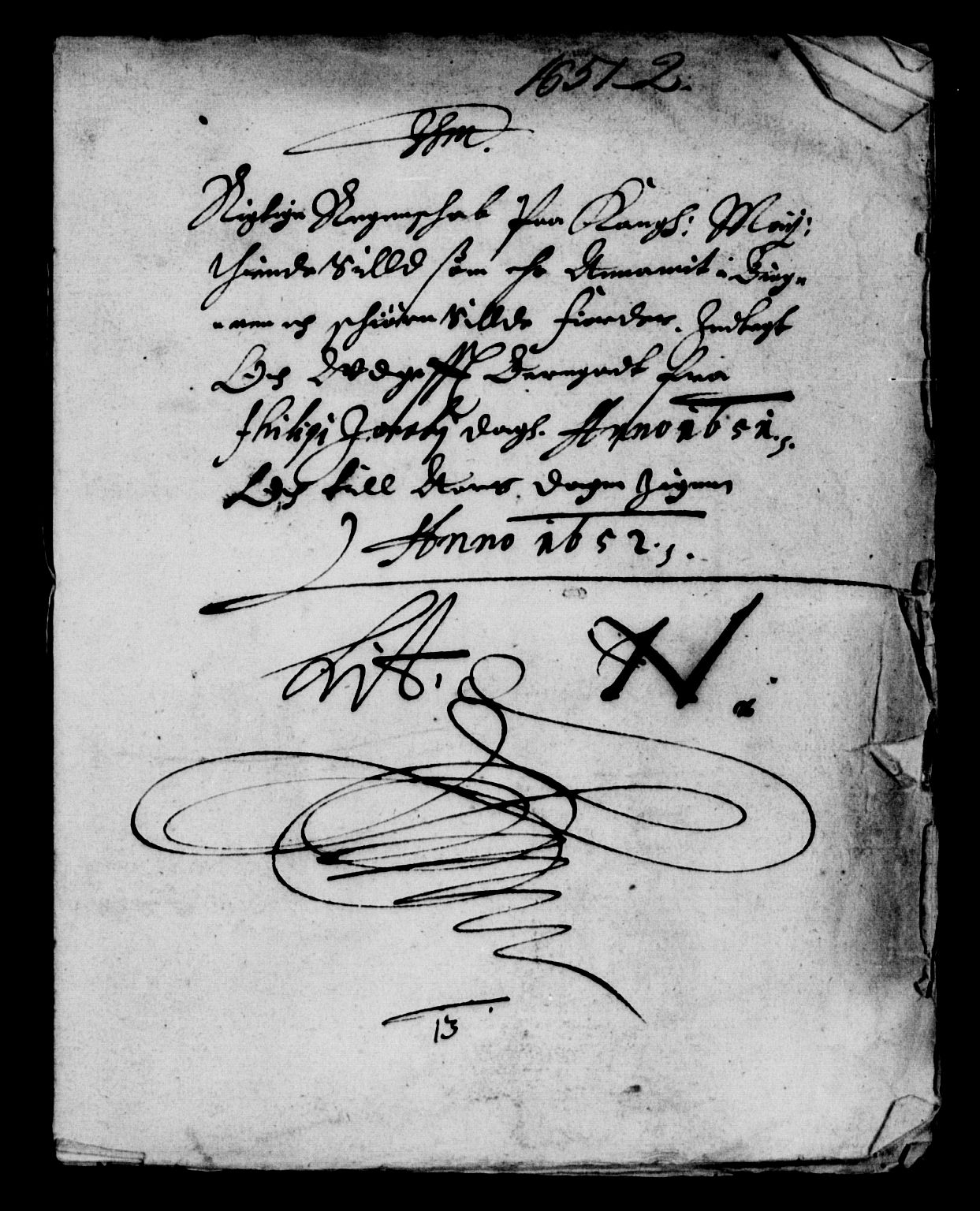 Rentekammeret inntil 1814, Reviderte regnskaper, Lensregnskaper, AV/RA-EA-5023/R/Rb/Rbw/L0103: Trondheim len, 1651-1652