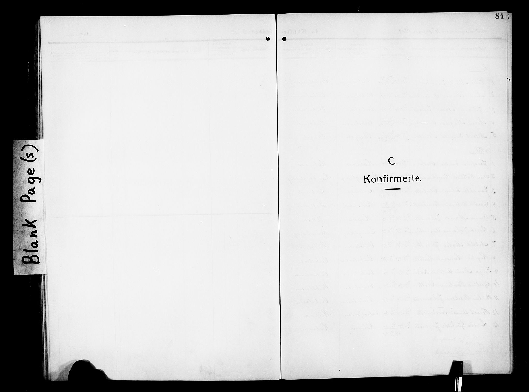 Ministerialprotokoller, klokkerbøker og fødselsregistre - Møre og Romsdal, SAT/A-1454/583/L0956: Parish register (copy) no. 583C01, 1909-1925, p. 84