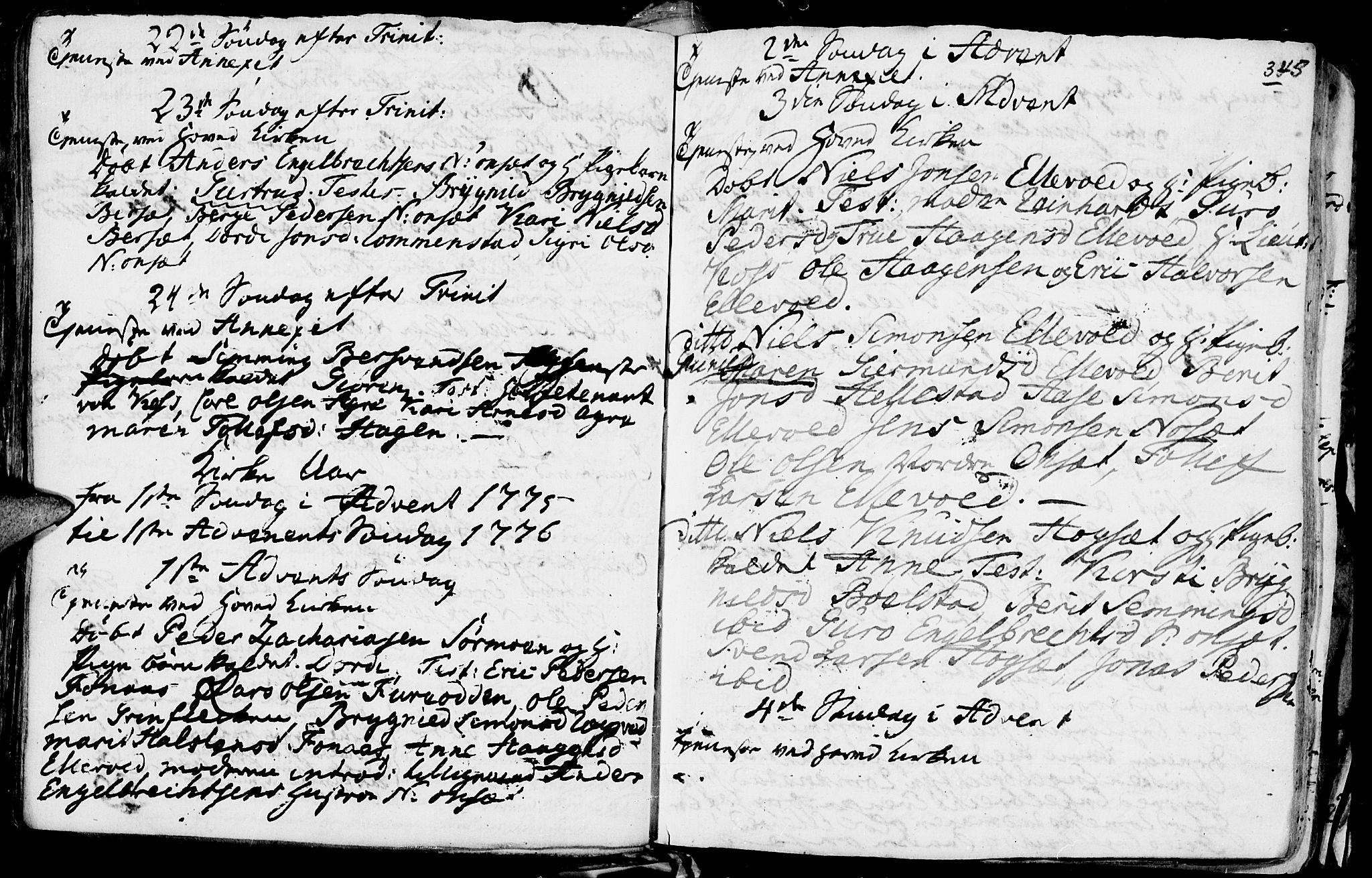 Rendalen prestekontor, SAH/PREST-054/H/Ha/Haa/L0001: Parish register (official) no. 1, 1733-1787, p. 345