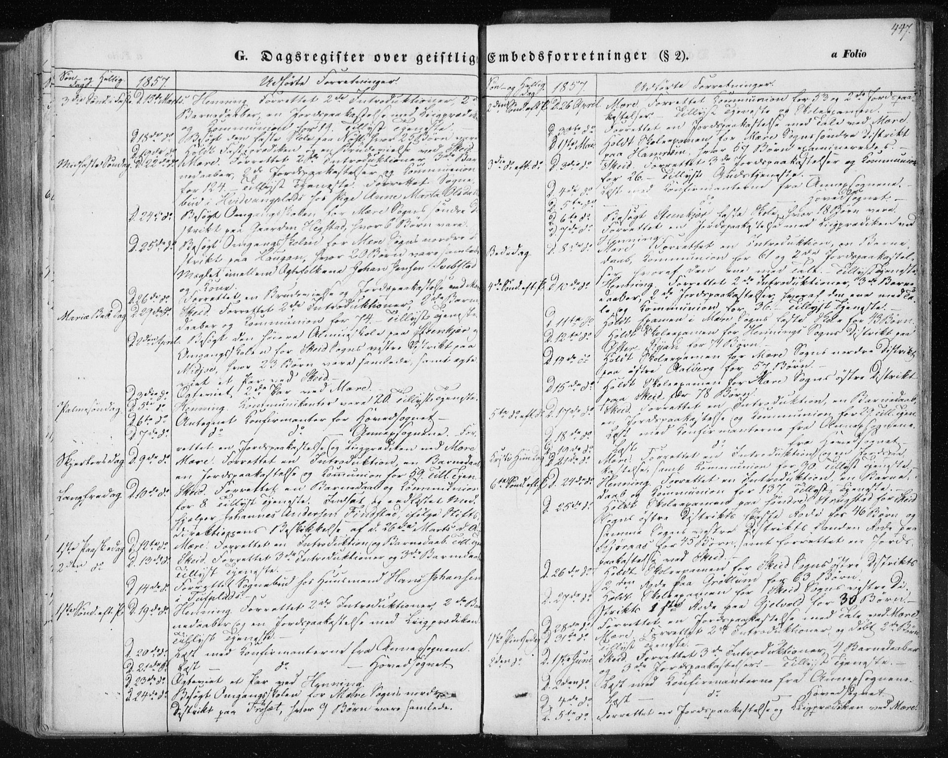 Ministerialprotokoller, klokkerbøker og fødselsregistre - Nord-Trøndelag, SAT/A-1458/735/L0342: Parish register (official) no. 735A07 /1, 1849-1862, p. 447