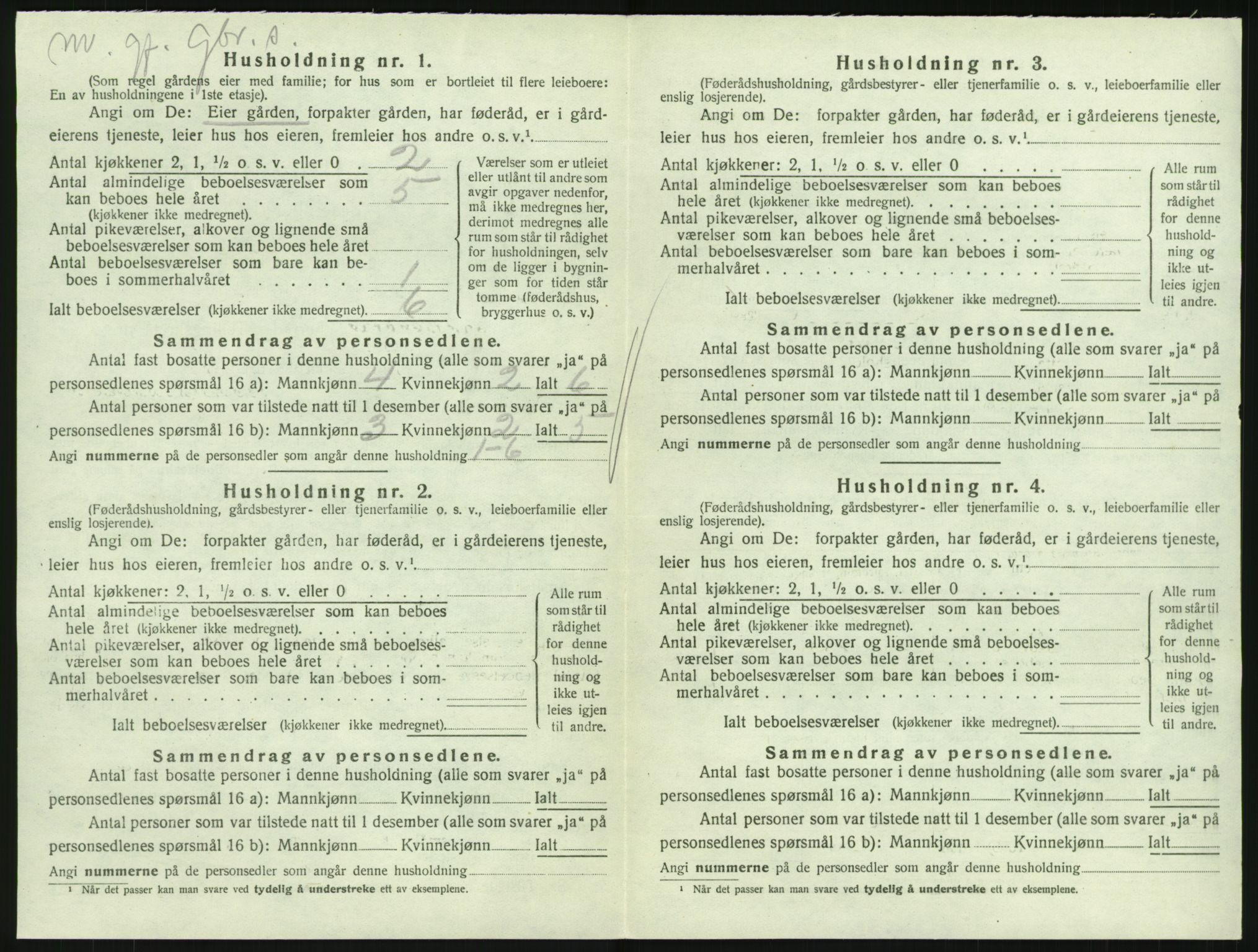 SAKO, 1920 census for Hedrum, 1920, p. 1132