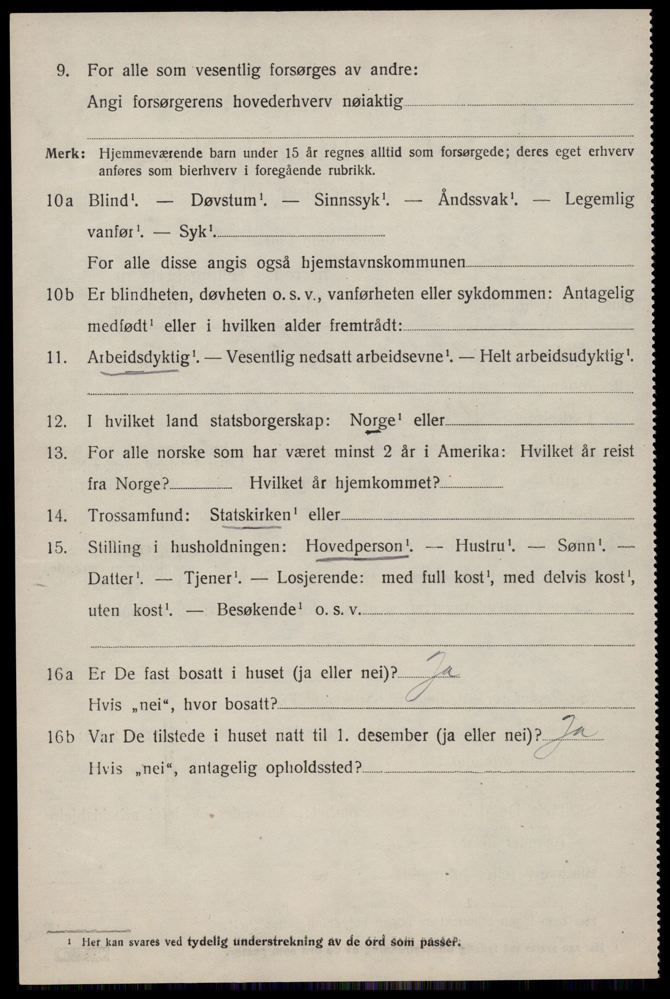 SAST, 1920 census for Sauda, 1920, p. 1717