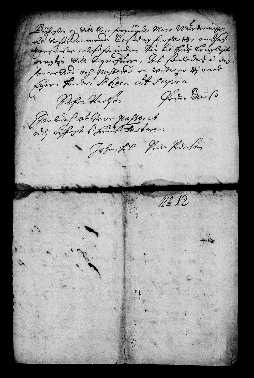 Stattholderembetet 1572-1771, RA/EA-2870/Af/L0004: Avskrifter av vedlegg til originale supplikker, nummerert i samsvar med supplikkbøkene, 1691-1694, p. 6