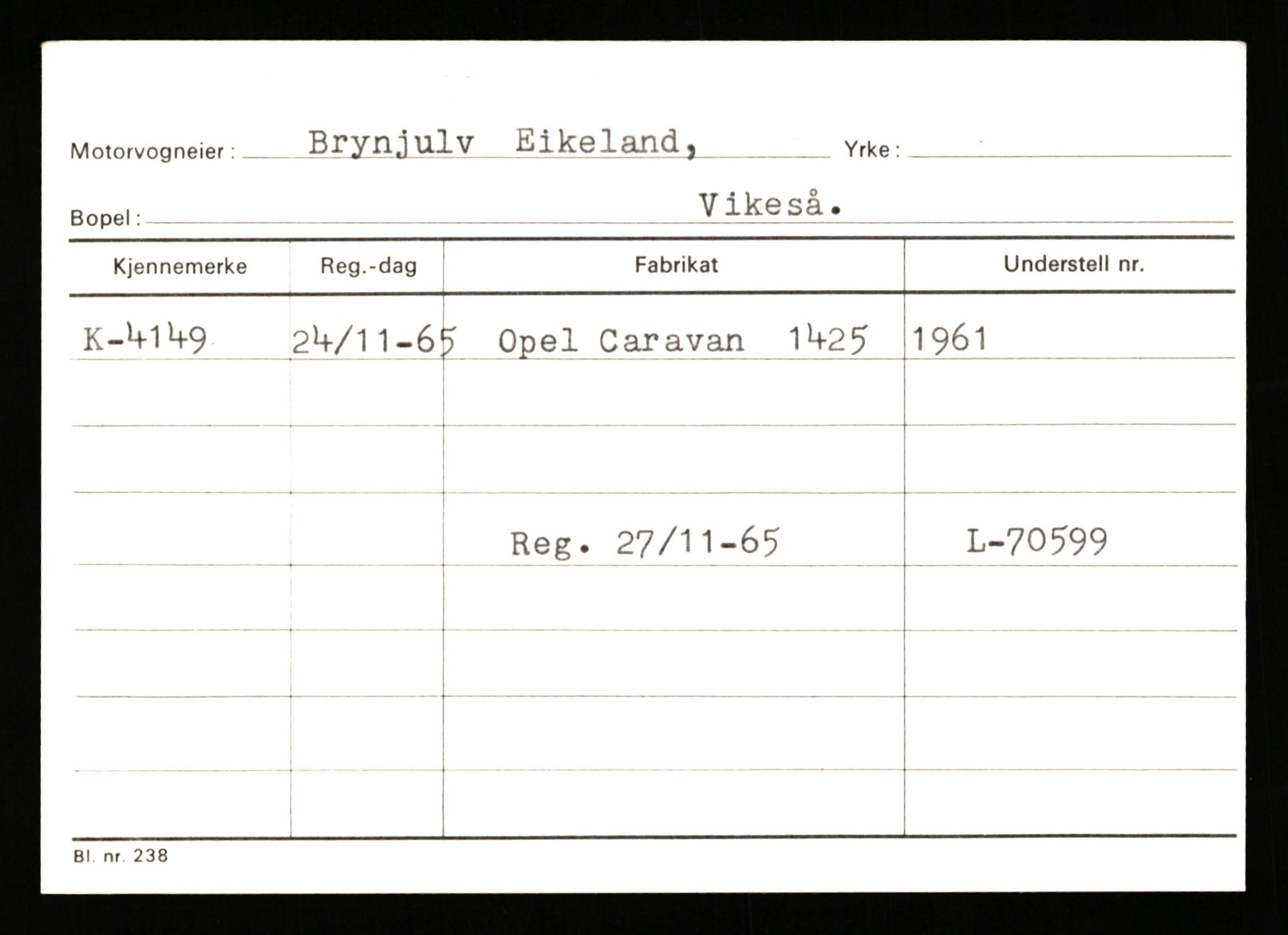 Stavanger trafikkstasjon, AV/SAST-A-101942/0/G/L0001: Registreringsnummer: 0 - 5782, 1930-1971, p. 2541