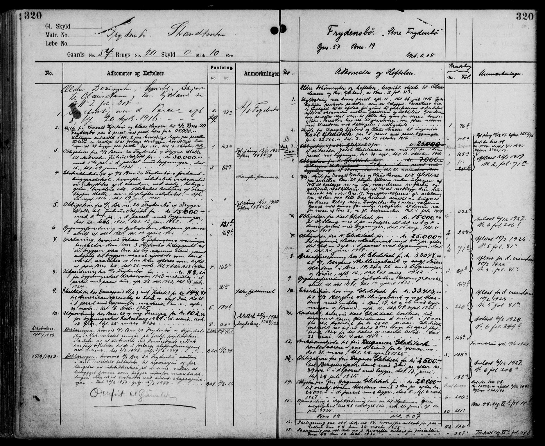 Midhordland sorenskriveri, AV/SAB-A-3001/1/G/Ga/Gab/L0114: Mortgage register no. II.A.b.114, p. 320