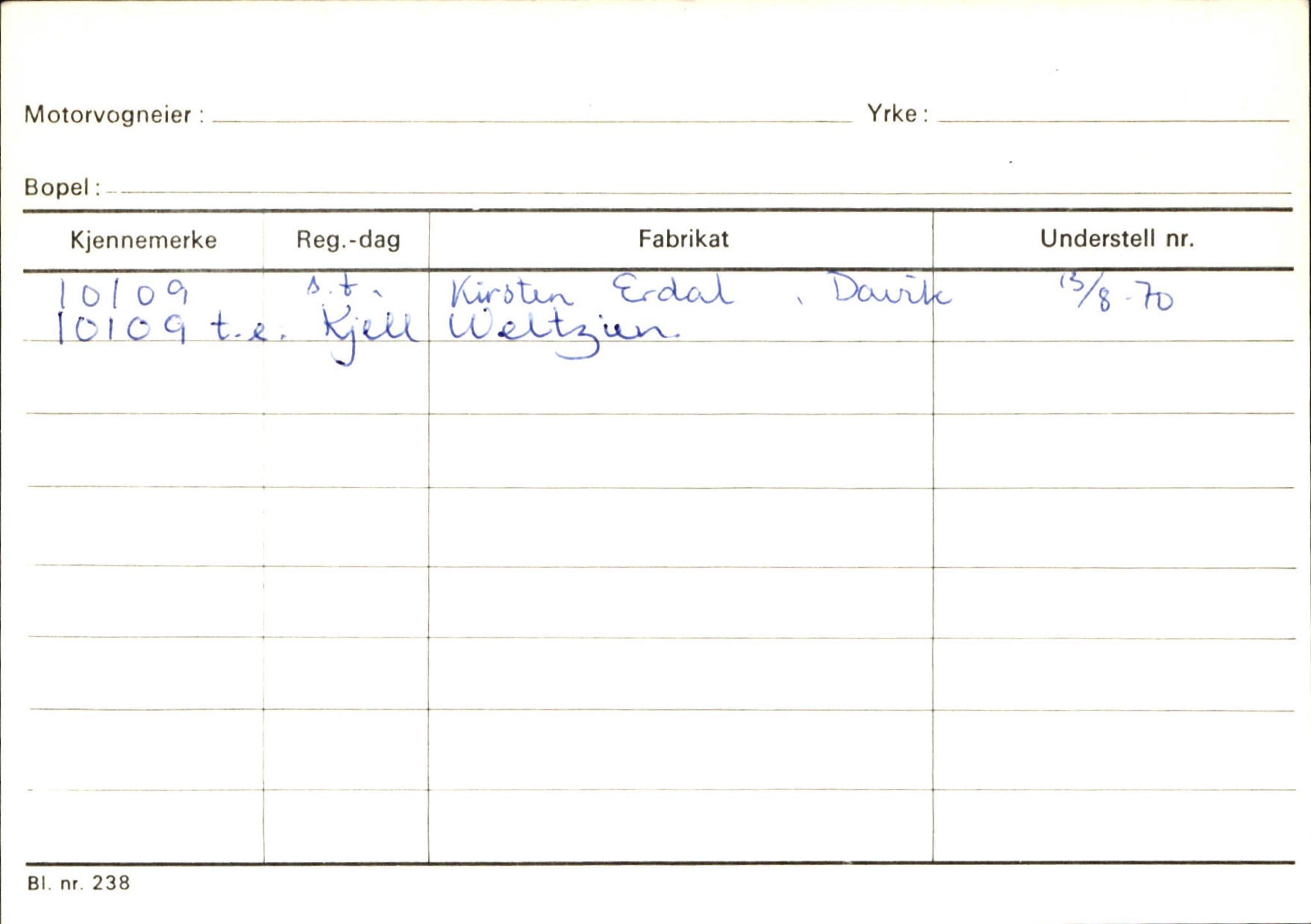 Statens vegvesen, Sogn og Fjordane vegkontor, AV/SAB-A-5301/4/F/L0144: Registerkort Vågsøy A-R, 1945-1975, p. 82