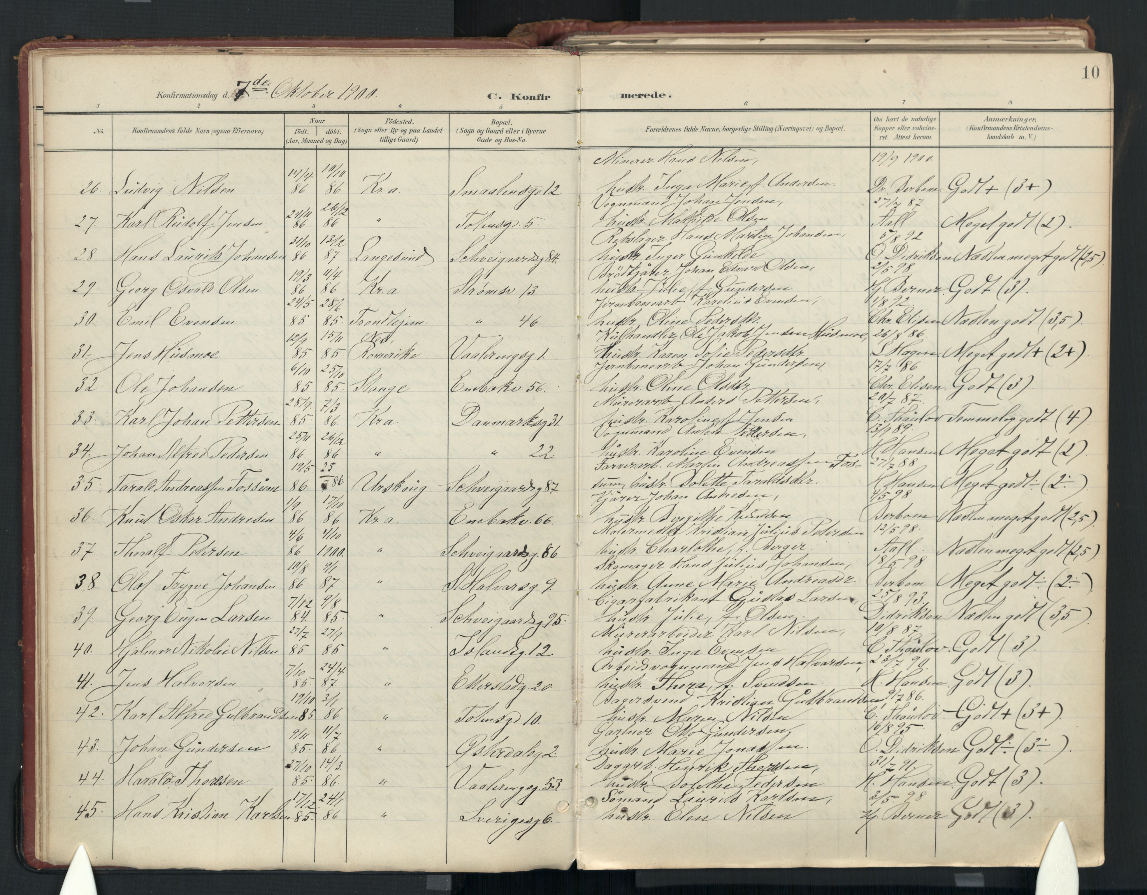 Vålerengen prestekontor Kirkebøker, SAO/A-10878: Parish register (official) no. 3a, 1900-1925, p. 10