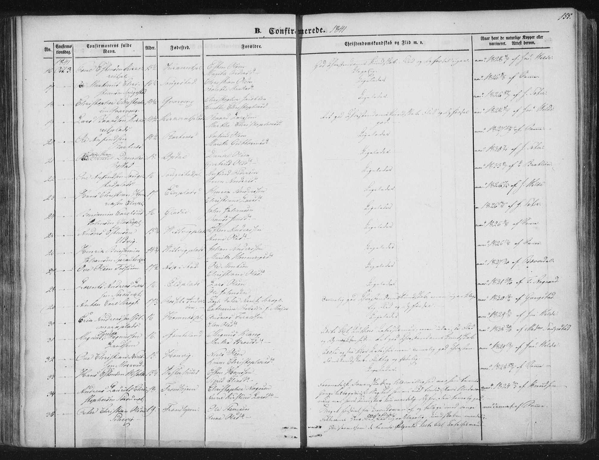 Ministerialprotokoller, klokkerbøker og fødselsregistre - Nord-Trøndelag, AV/SAT-A-1458/741/L0392: Parish register (official) no. 741A06, 1836-1848, p. 155