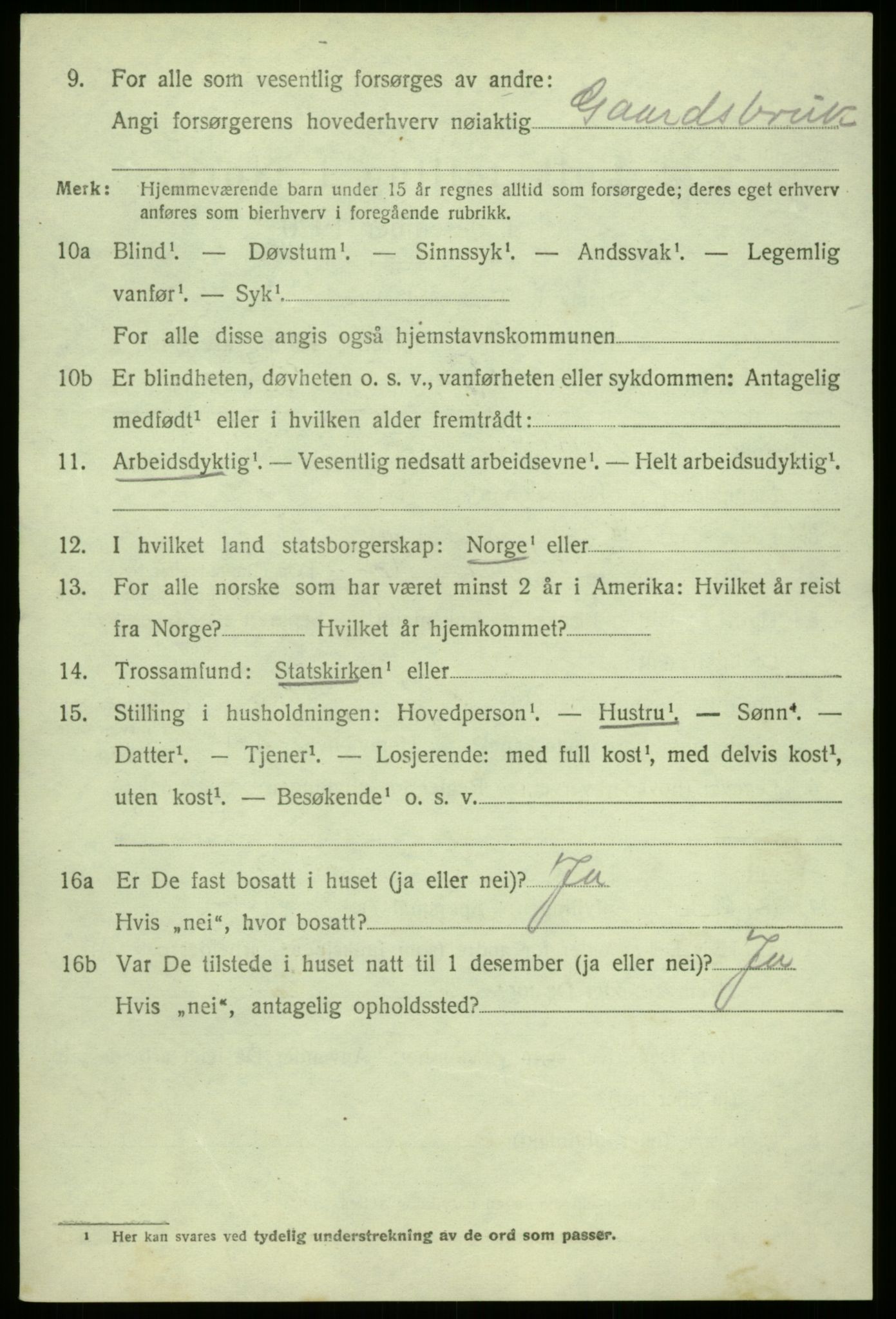 SAB, 1920 census for Masfjorden, 1920, p. 4470