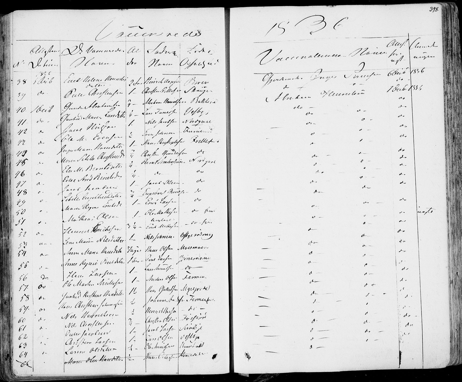 Hedrum kirkebøker, AV/SAKO-A-344/F/Fa/L0005: Parish register (official) no. I 5, 1835-1848, p. 398