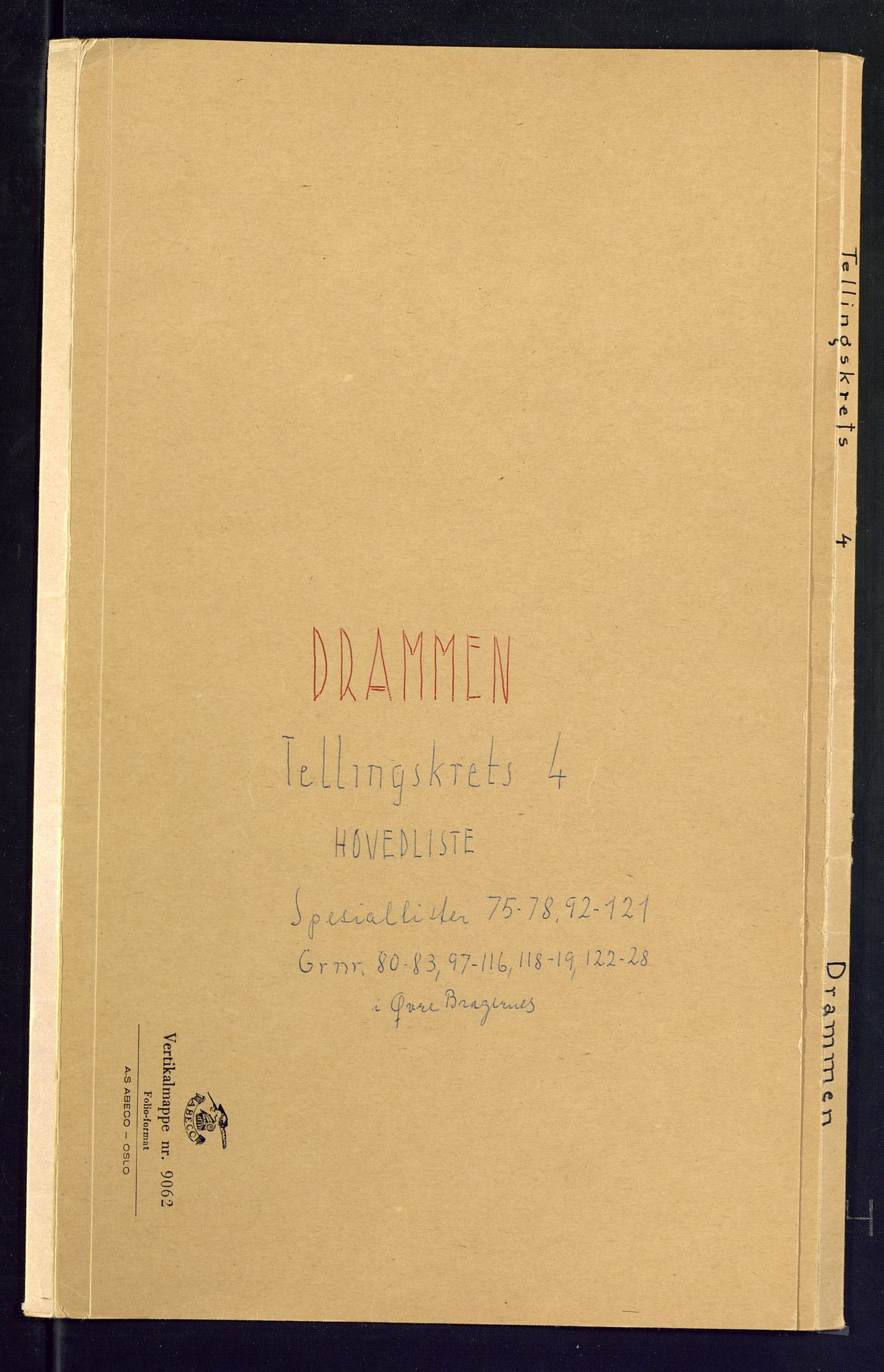 SAKO, 1875 census for 0602 Drammen, 1875, p. 22