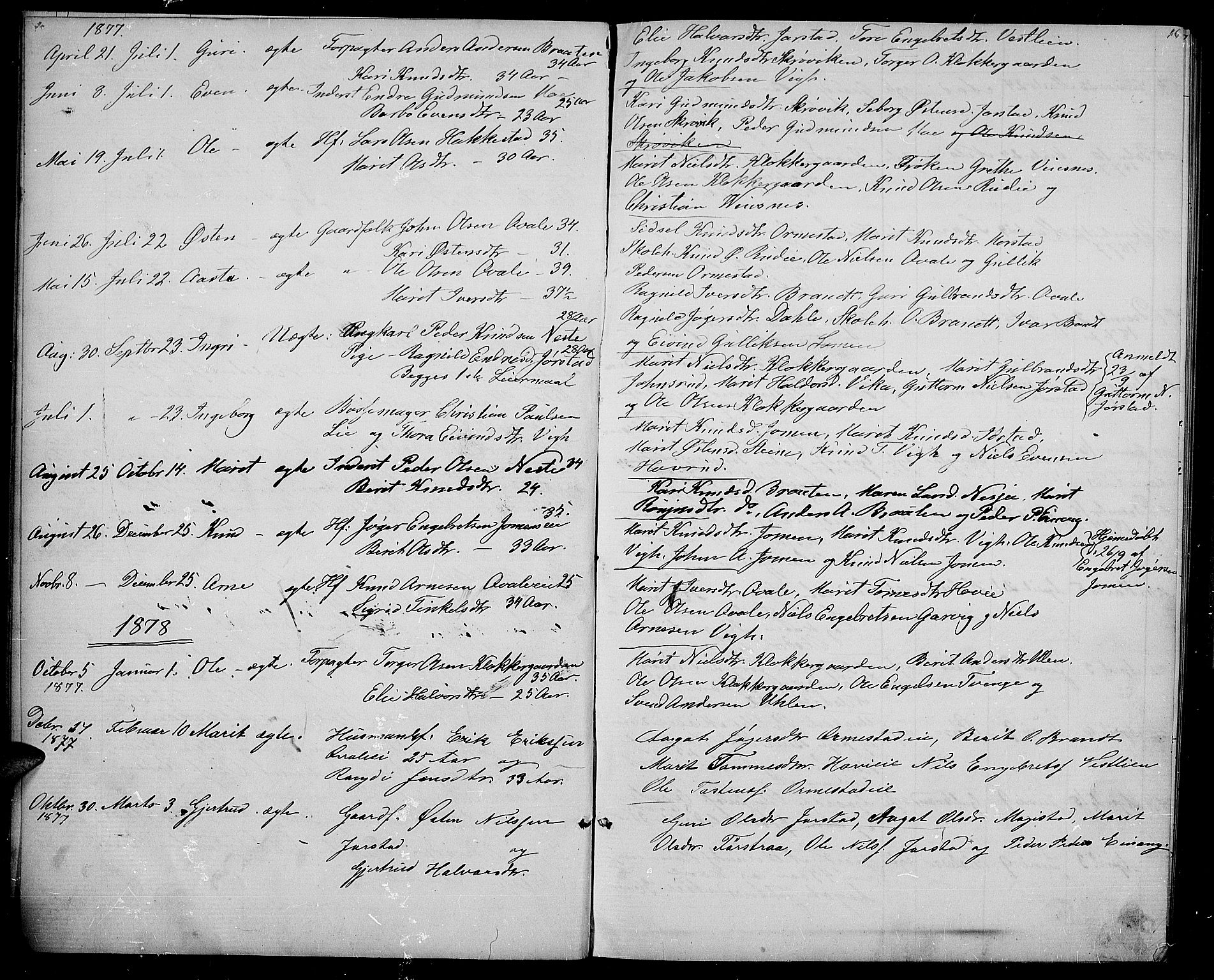Vestre Slidre prestekontor, AV/SAH-PREST-136/H/Ha/Hab/L0001: Parish register (copy) no. 1, 1869-1882, p. 16