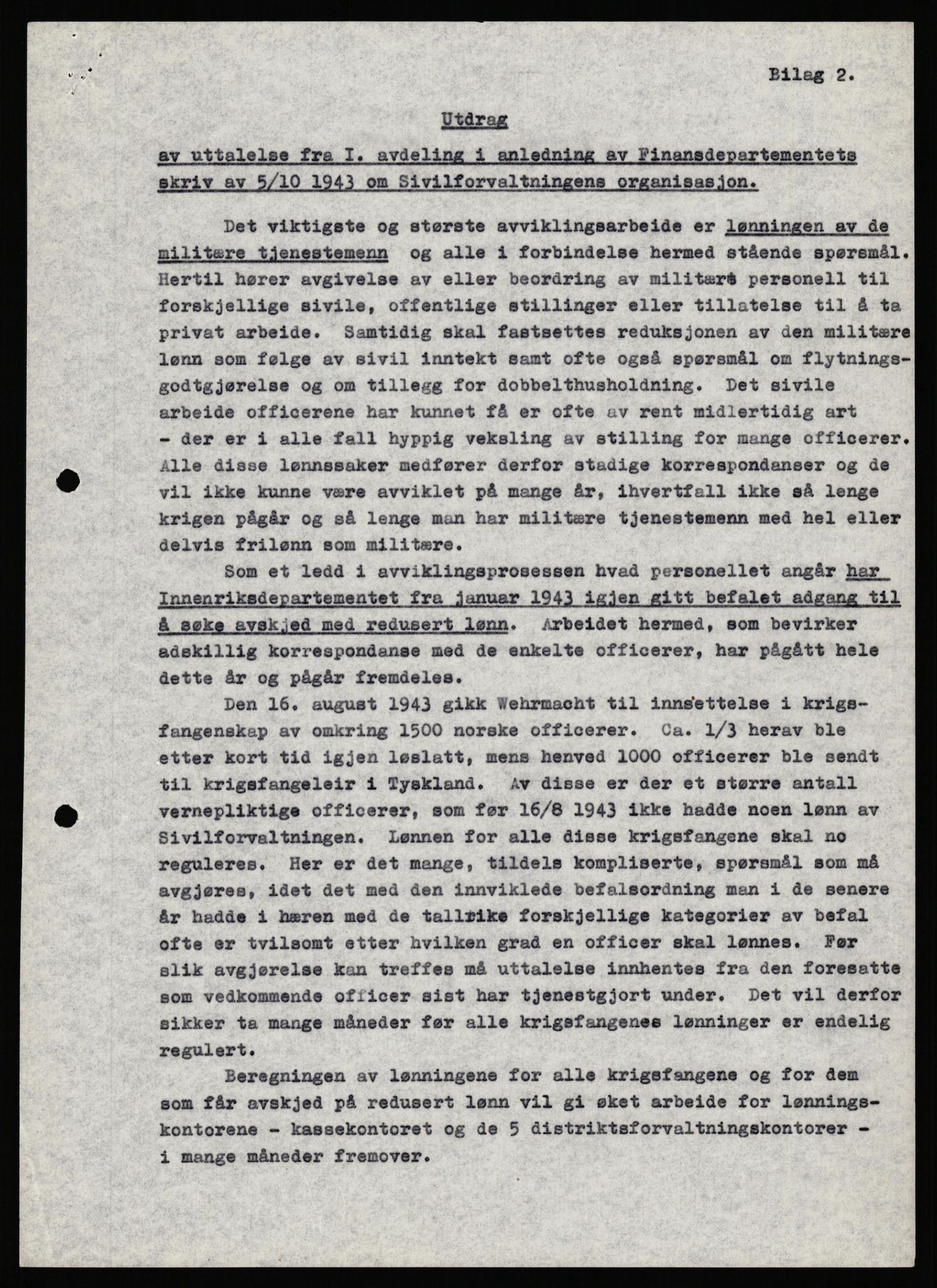 Forsvaret, Forsvarets krigshistoriske avdeling, AV/RA-RAFA-2017/Y/Yf/L0206: II-C-11-2120  -  Kapitulasjonen 7. juni 1940.  Okkupasjonstiden., 1940-1945, p. 424