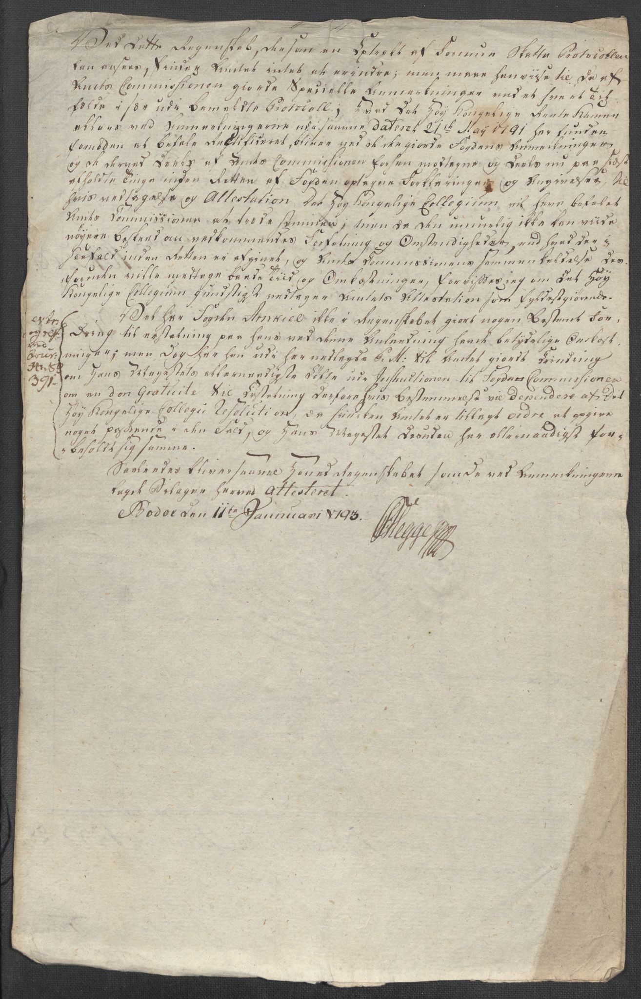 Rentekammeret inntil 1814, Reviderte regnskaper, Mindre regnskaper, AV/RA-EA-4068/Rf/Rfe/L0040: Ryfylke fogderi, Råbyggelaget fogderi, Salten fogderi, 1789, p. 331