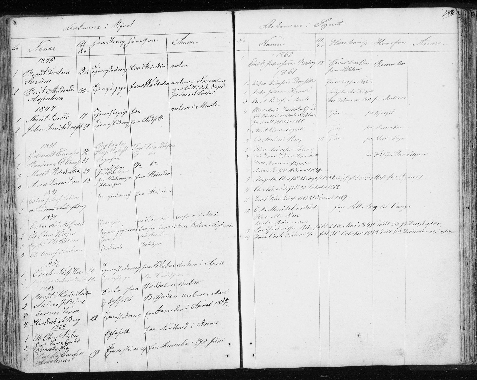 Ministerialprotokoller, klokkerbøker og fødselsregistre - Sør-Trøndelag, SAT/A-1456/689/L1043: Parish register (copy) no. 689C02, 1816-1892, p. 297