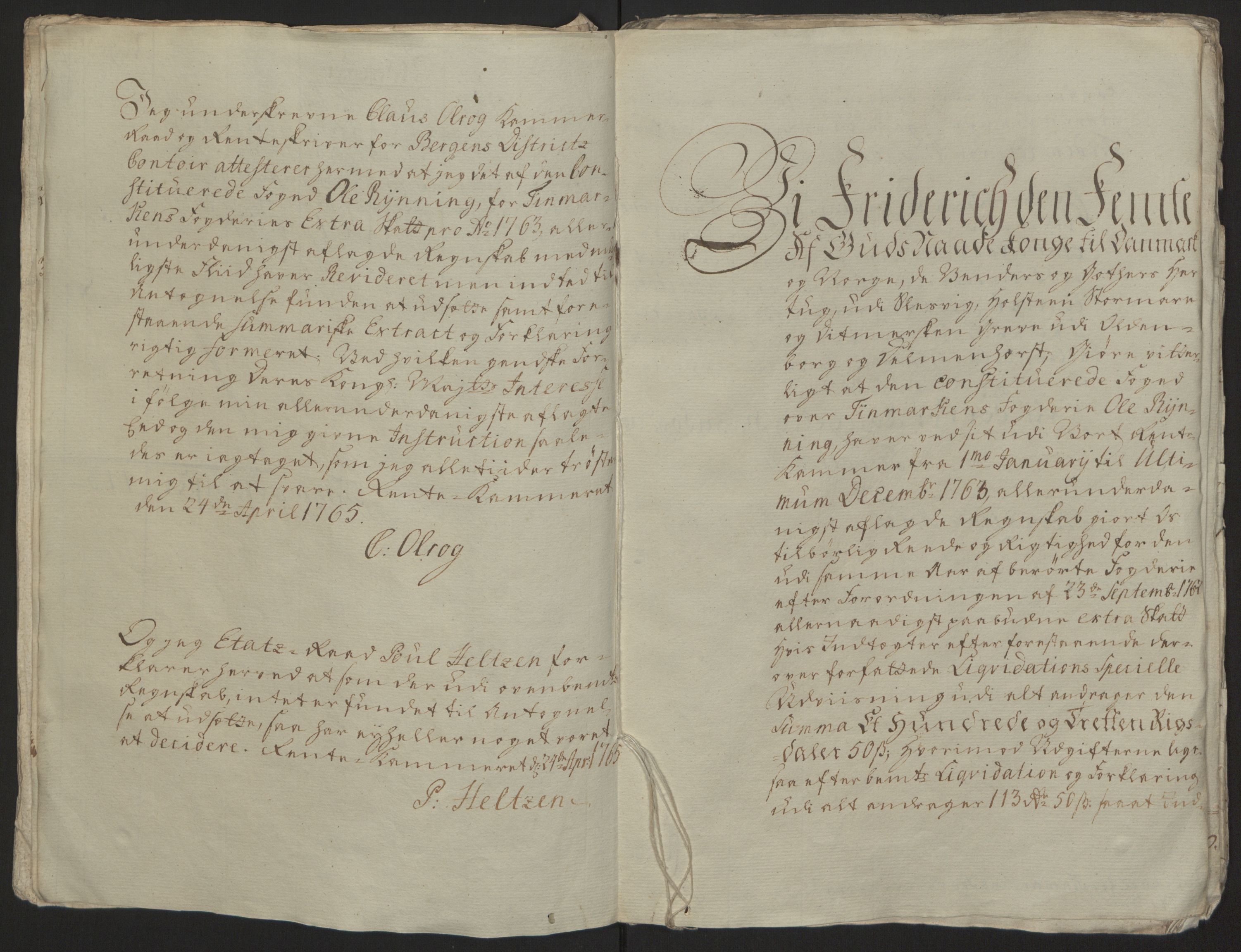 Rentekammeret inntil 1814, Reviderte regnskaper, Fogderegnskap, AV/RA-EA-4092/R69/L4910: Ekstraskatten  Finnmark/Vardøhus, 1762-1772, p. 39