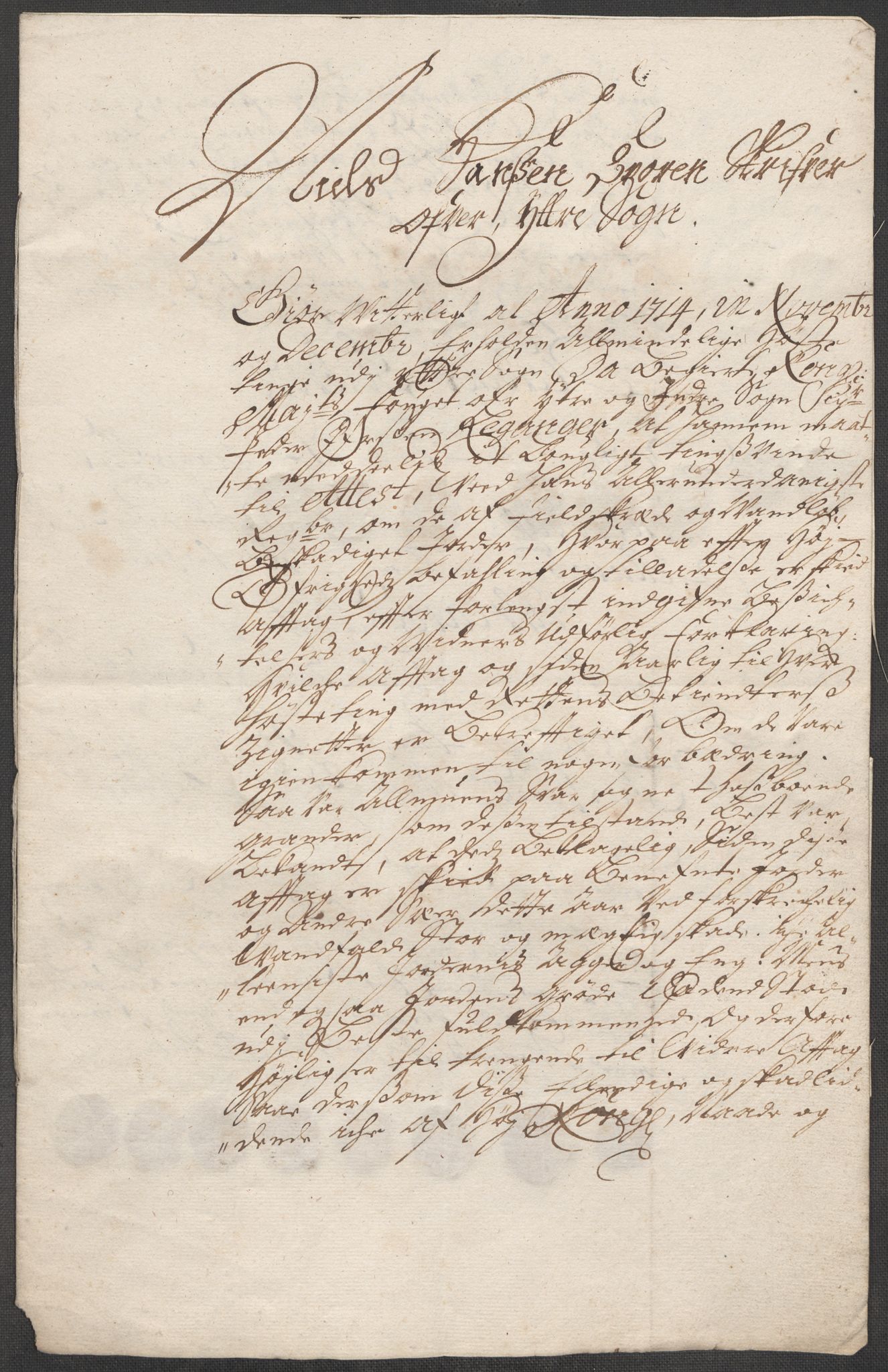 Rentekammeret inntil 1814, Reviderte regnskaper, Fogderegnskap, RA/EA-4092/R52/L3319: Fogderegnskap Sogn, 1713-1714, p. 905