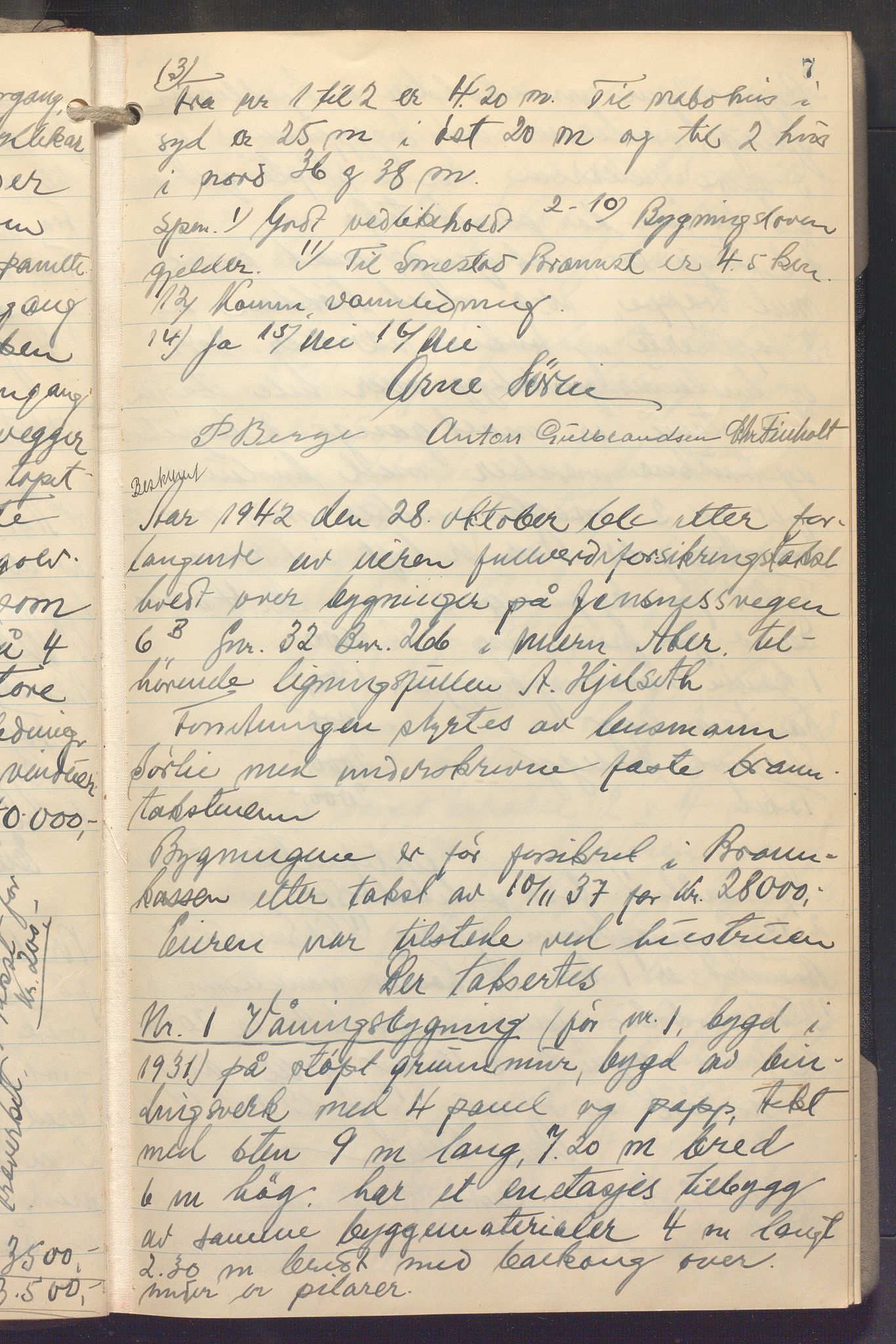 Lensmennene i Aker, OBA/A-10133/F/Fb/L0008: Branntakstprotokoll, 1942-1943, p. 7