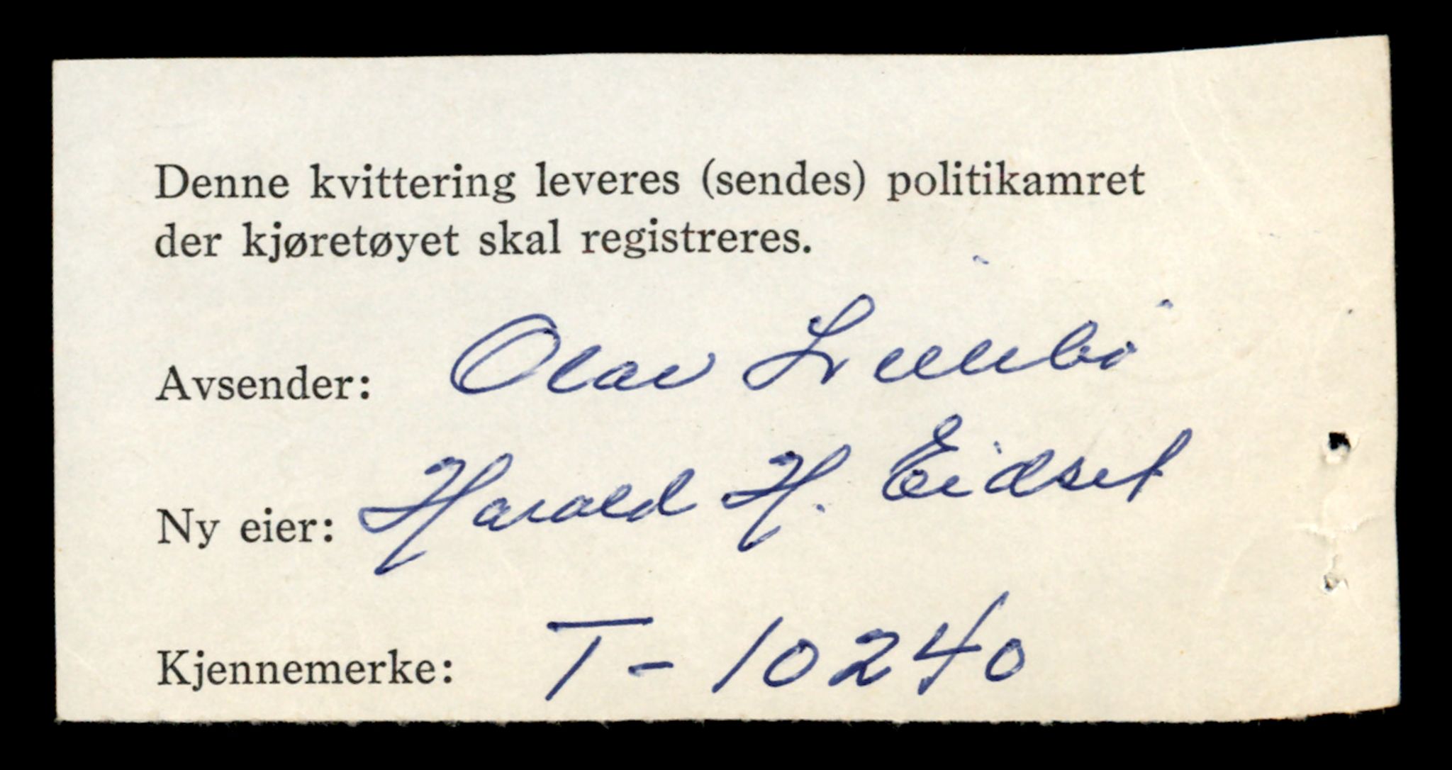 Møre og Romsdal vegkontor - Ålesund trafikkstasjon, SAT/A-4099/F/Fe/L0019: Registreringskort for kjøretøy T 10228 - T 10350, 1927-1998, p. 260