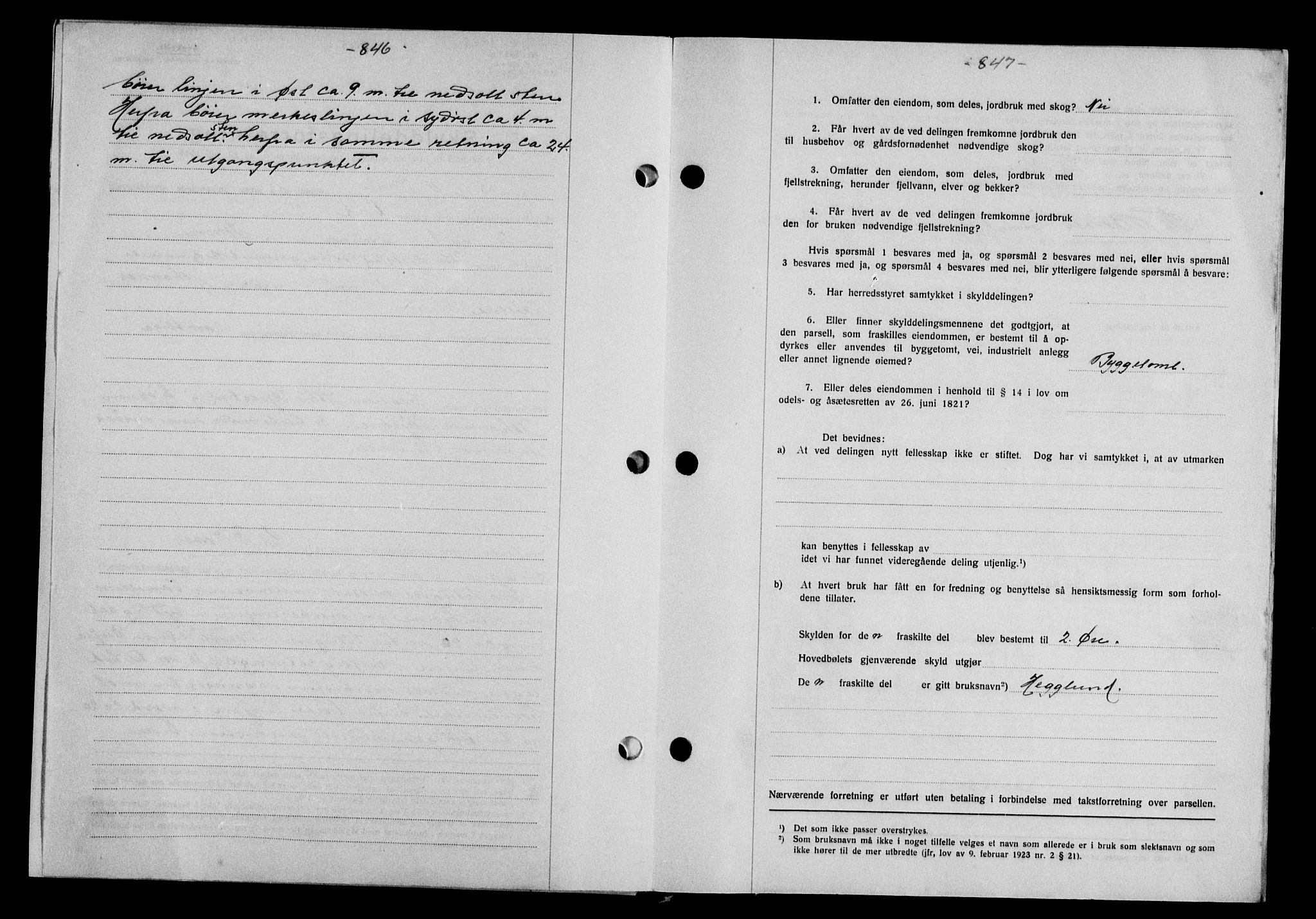 Gauldal sorenskriveri, SAT/A-0014/1/2/2C/L0048: Mortgage book no. 51-52, 1937-1938, p. 846, Diary no: : 820/1938