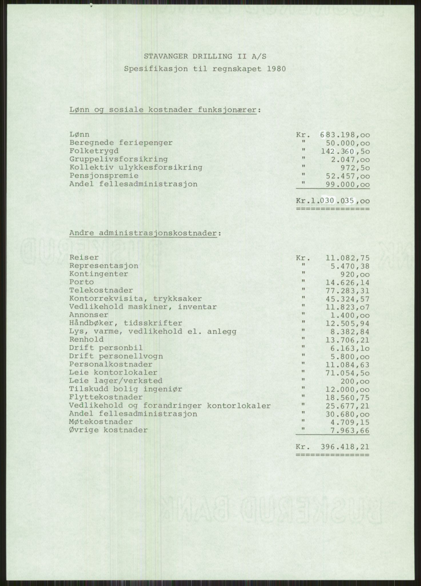 Pa 1503 - Stavanger Drilling AS, SAST/A-101906/A/Ac/L0002: Årsberetninger, 1979-1982, p. 180