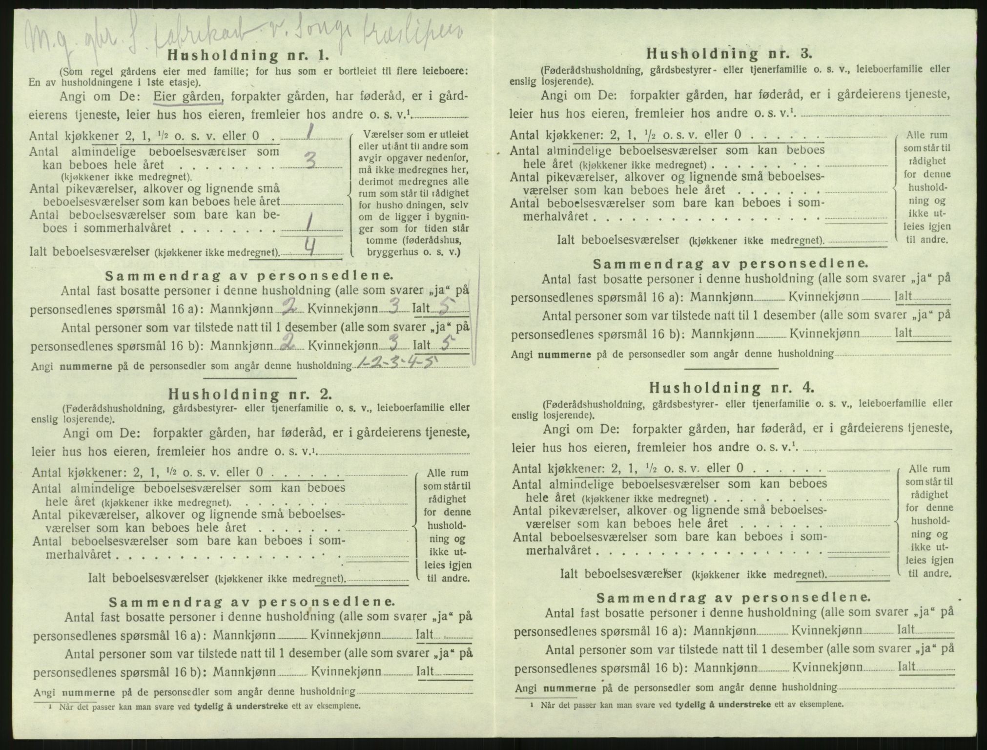 SAK, 1920 census for Søndeled, 1920, p. 726