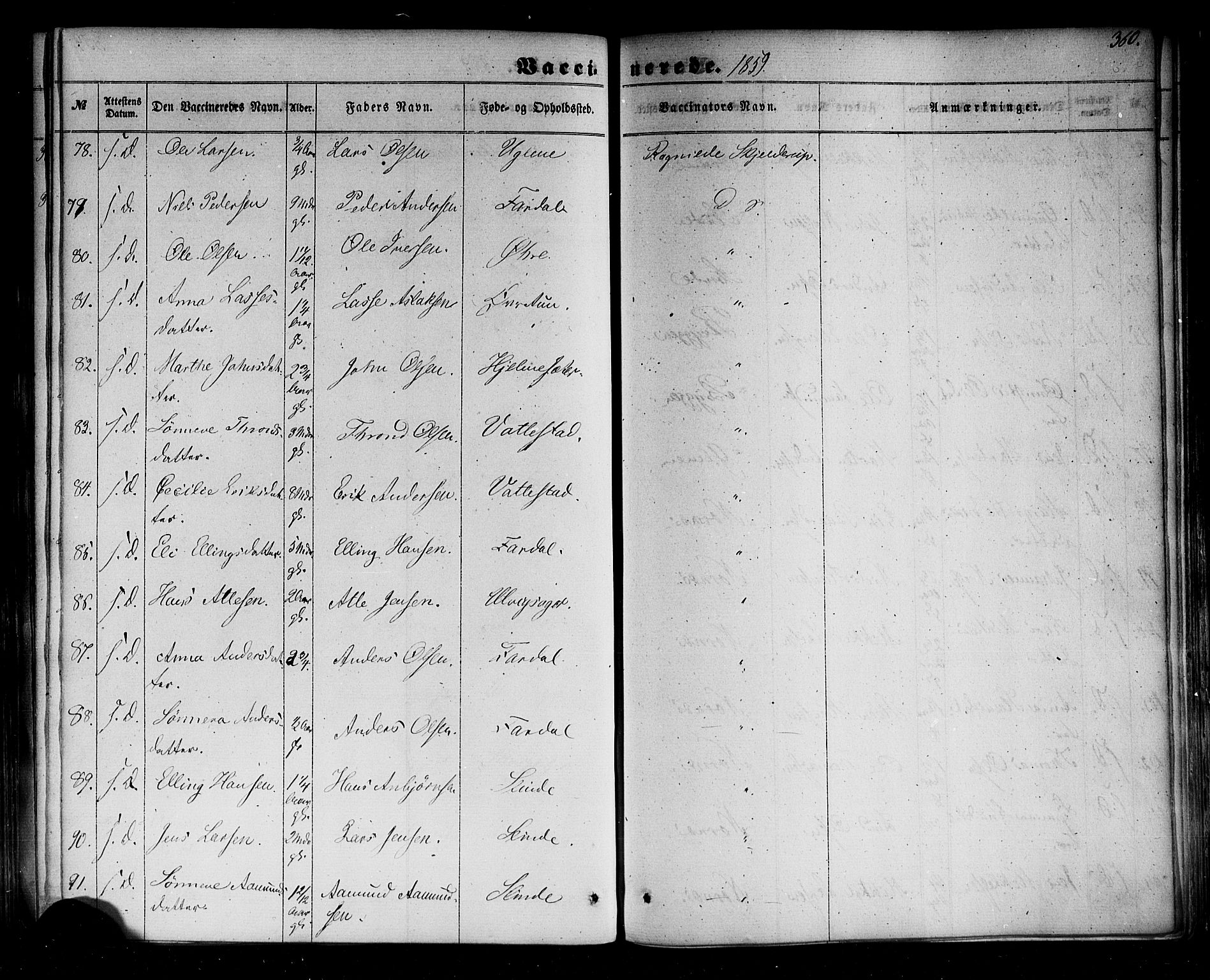 Sogndal sokneprestembete, AV/SAB-A-81301/H/Haa/Haaa/L0013: Parish register (official) no. A 13, 1859-1877, p. 360