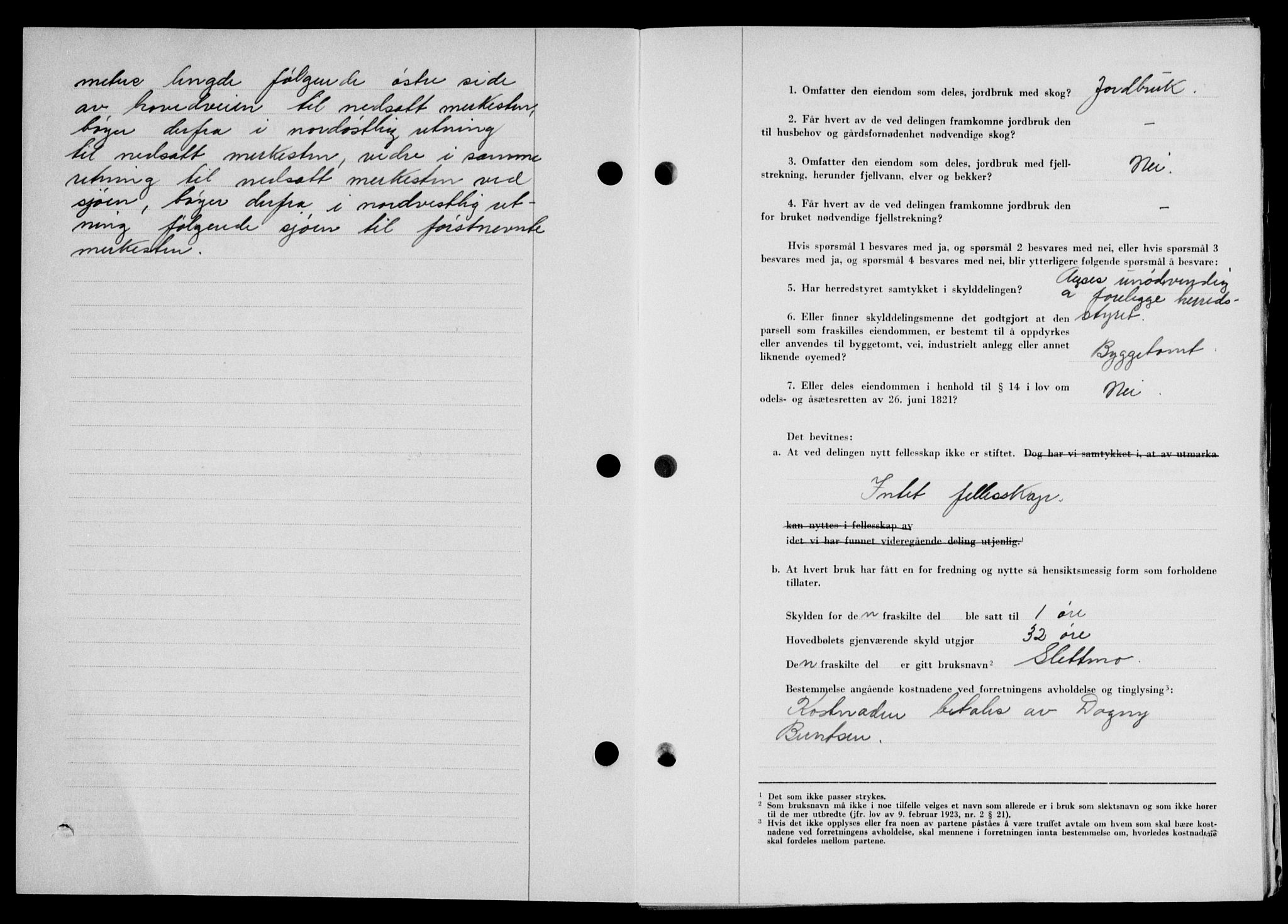 Lofoten sorenskriveri, SAT/A-0017/1/2/2C/L0019a: Mortgage book no. 19a, 1948-1948, Diary no: : 2516/1948