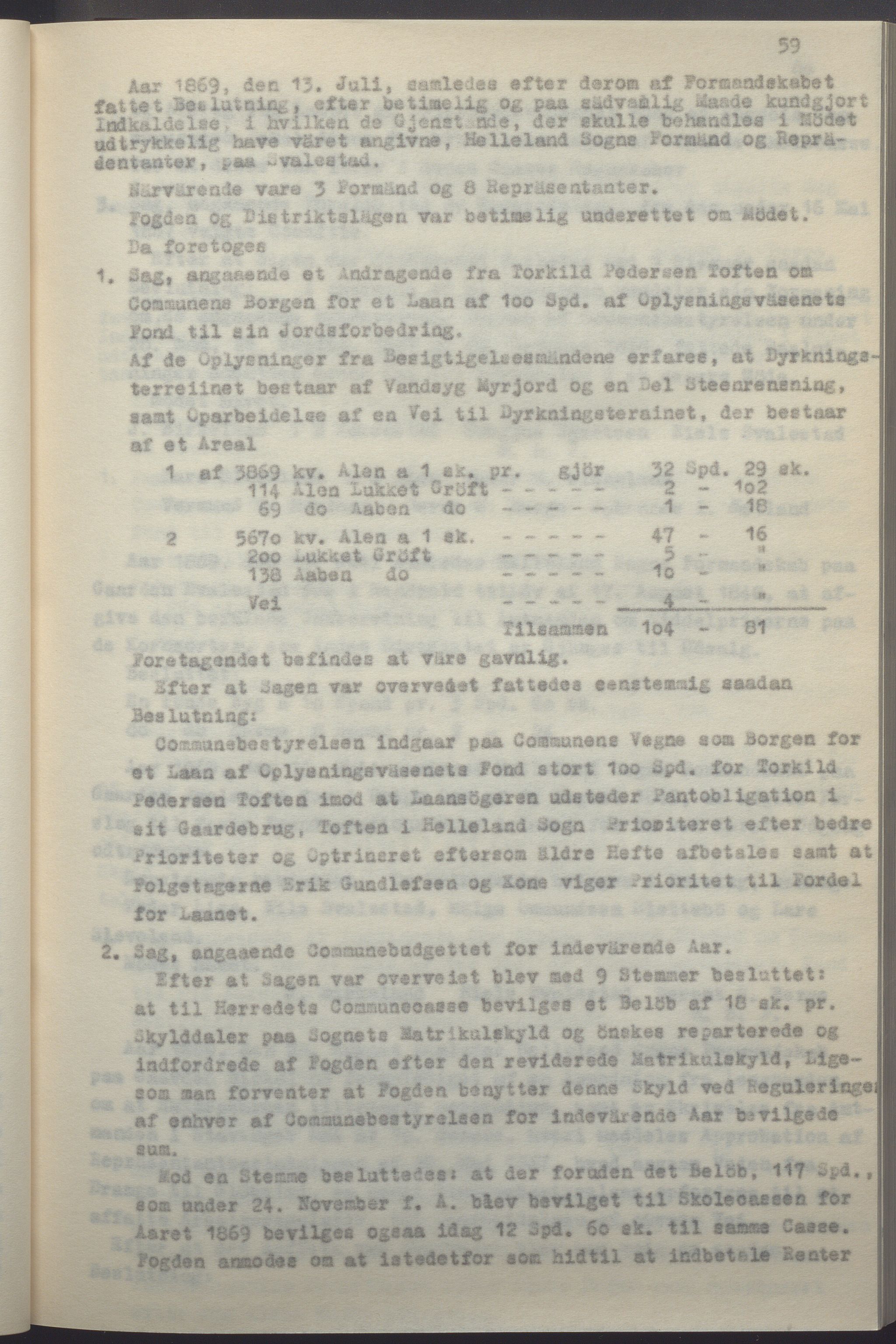 Helleland kommune - Formannskapet, IKAR/K-100479/A/Ab/L0002: Avskrift av møtebok, 1866-1887, p. 59