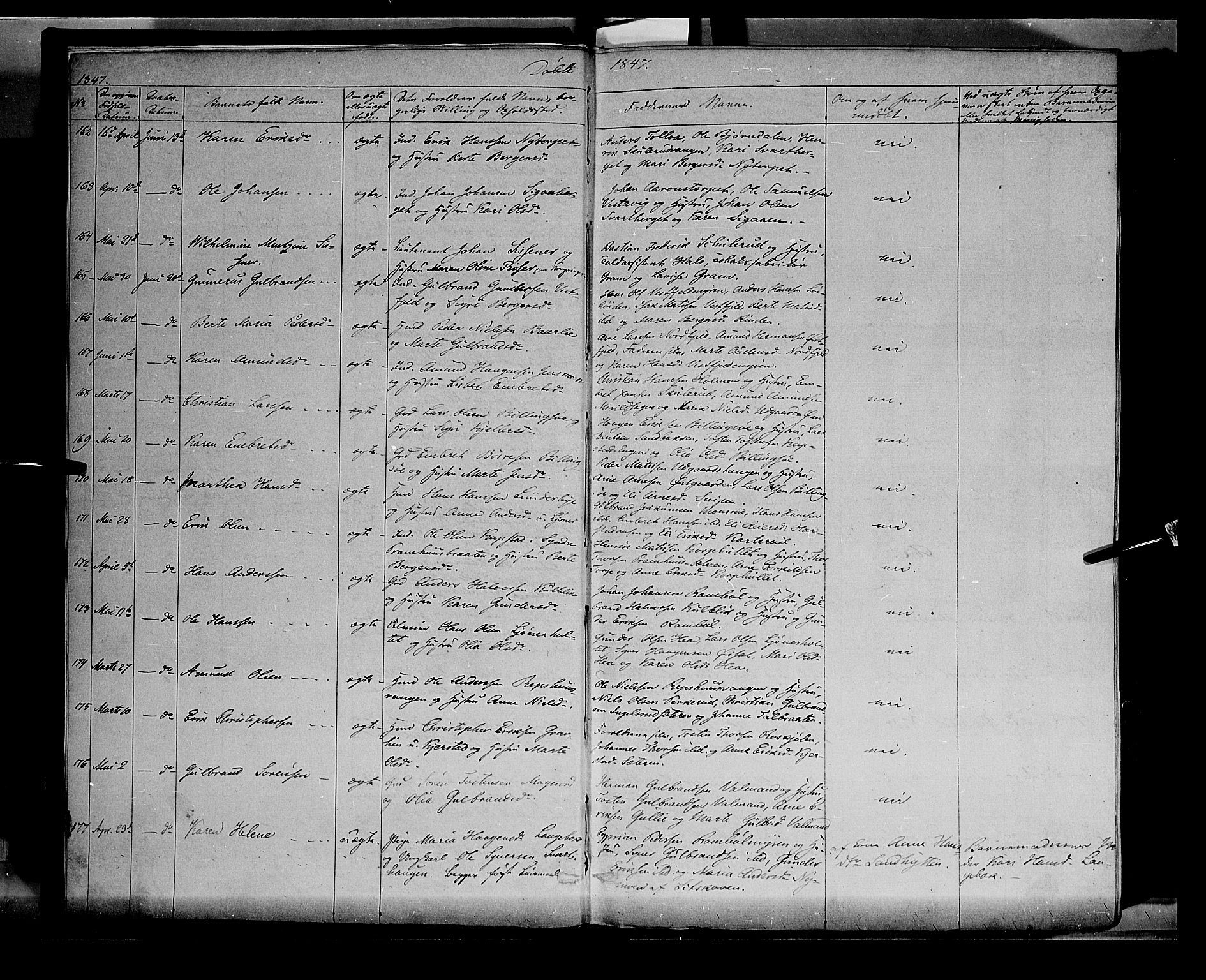 Vinger prestekontor, AV/SAH-PREST-024/H/Ha/Haa/L0009: Parish register (official) no. 9, 1847-1855, p. 2