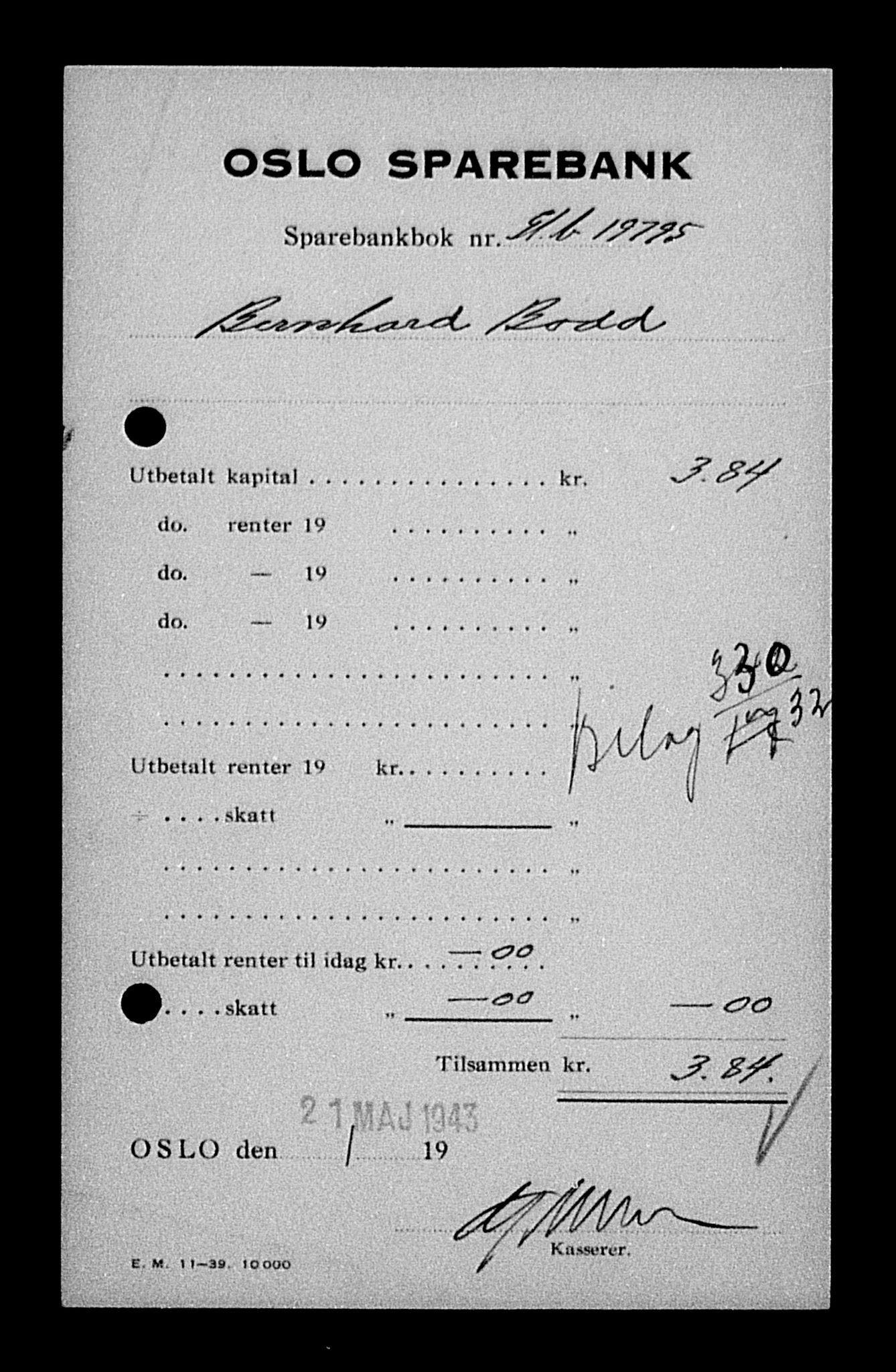 Justisdepartementet, Tilbakeføringskontoret for inndratte formuer, AV/RA-S-1564/H/Hc/Hcc/L0927: --, 1945-1947, p. 107
