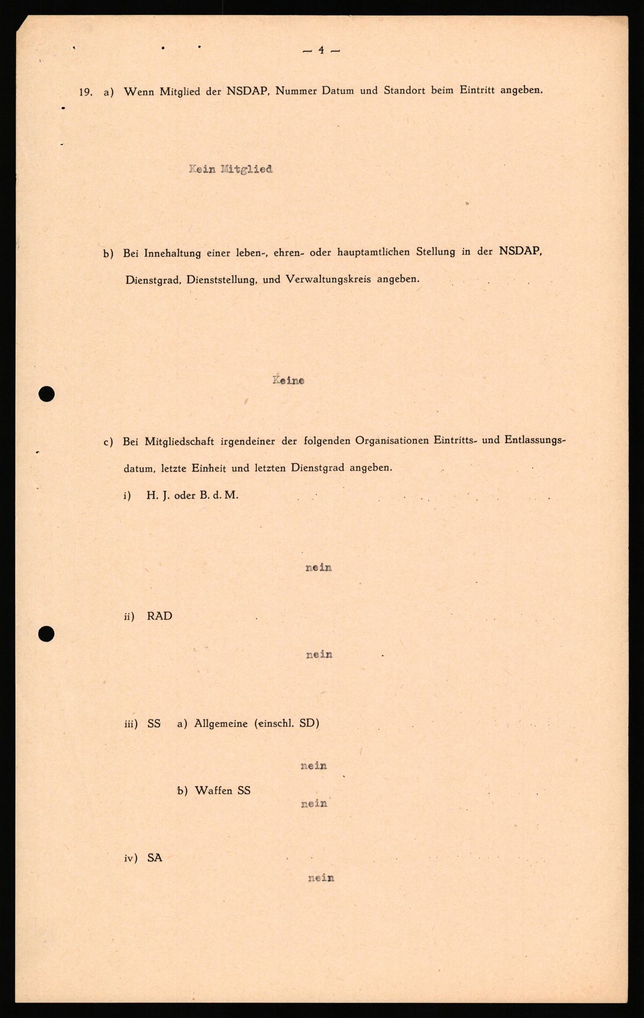 Forsvaret, Forsvarets overkommando II, AV/RA-RAFA-3915/D/Db/L0034: CI Questionaires. Tyske okkupasjonsstyrker i Norge. Tyskere., 1945-1946, p. 369