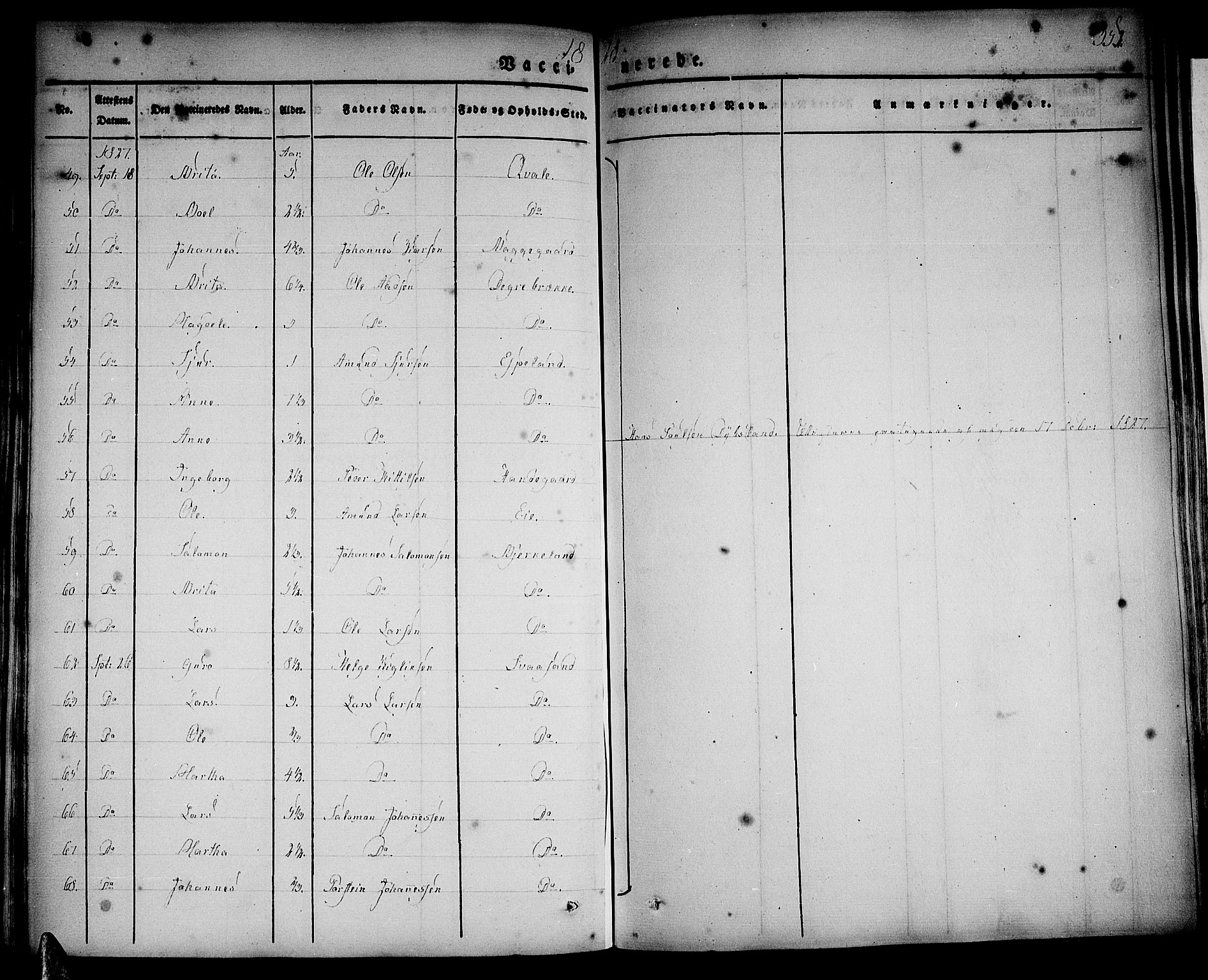 Strandebarm sokneprestembete, AV/SAB-A-78401/H/Haa: Parish register (official) no. A 6, 1826-1843, p. 352