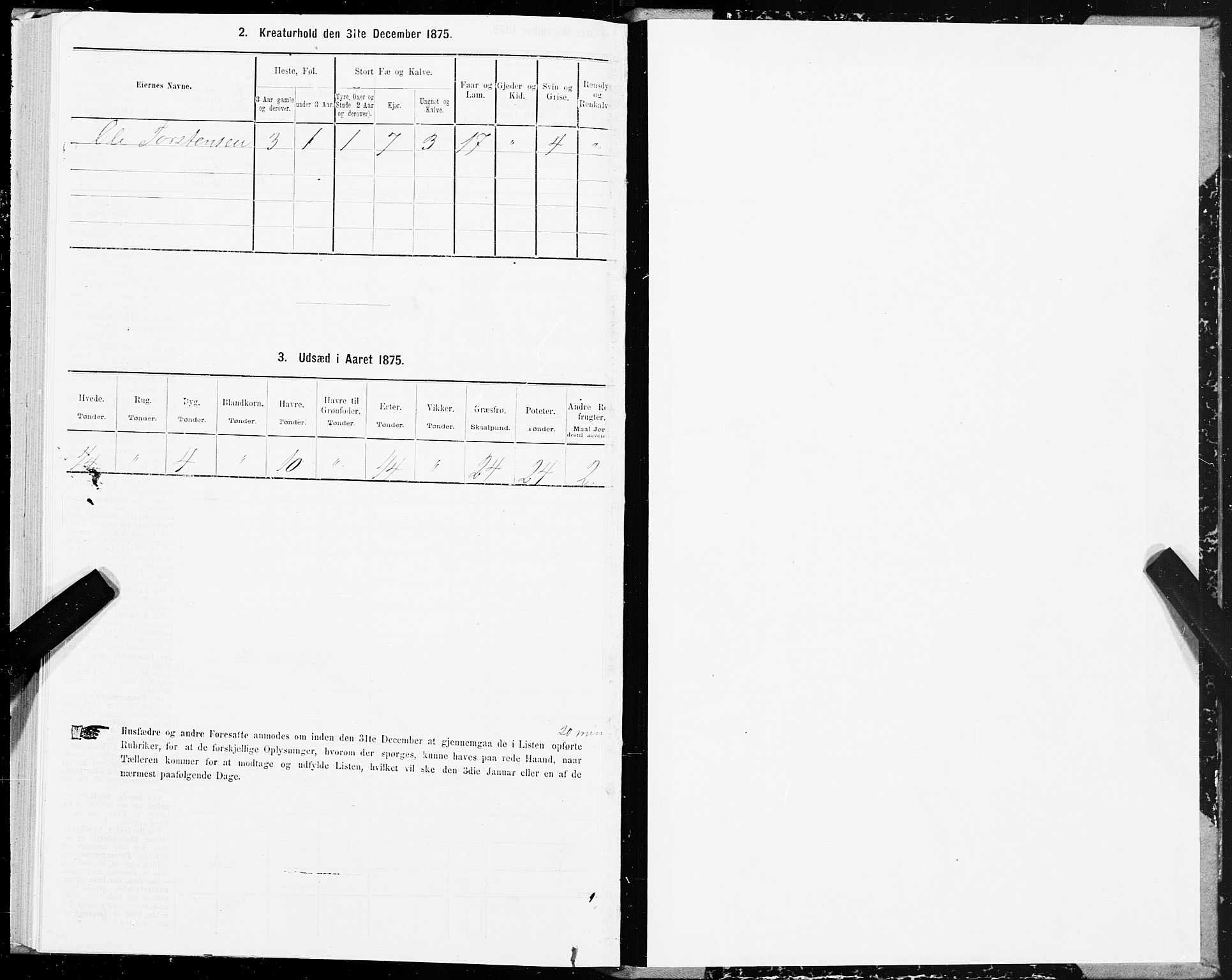 SAT, 1875 census for 1717P Frosta, 1875