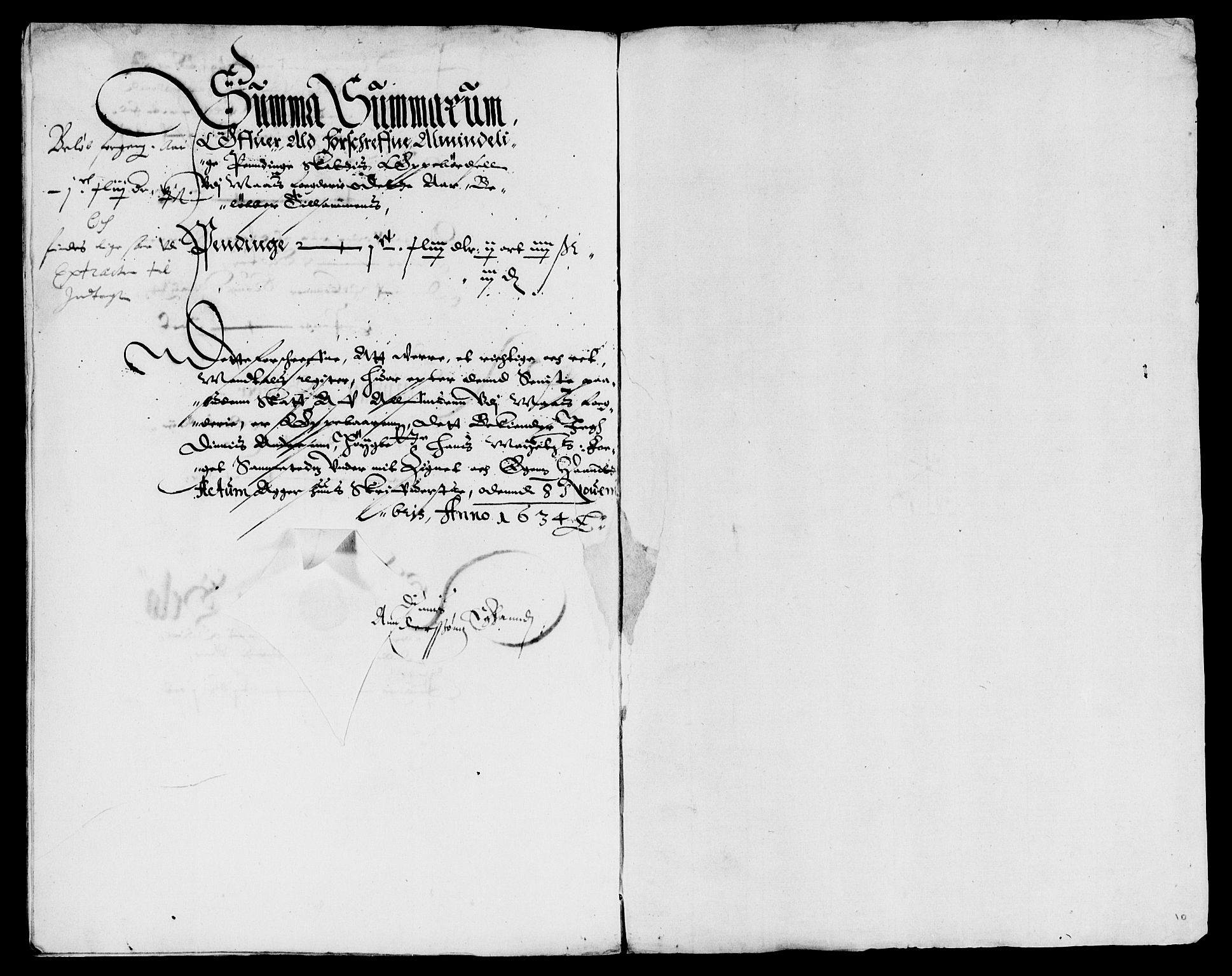 Rentekammeret inntil 1814, Reviderte regnskaper, Lensregnskaper, AV/RA-EA-5023/R/Rb/Rba/L0120: Akershus len, 1634-1635