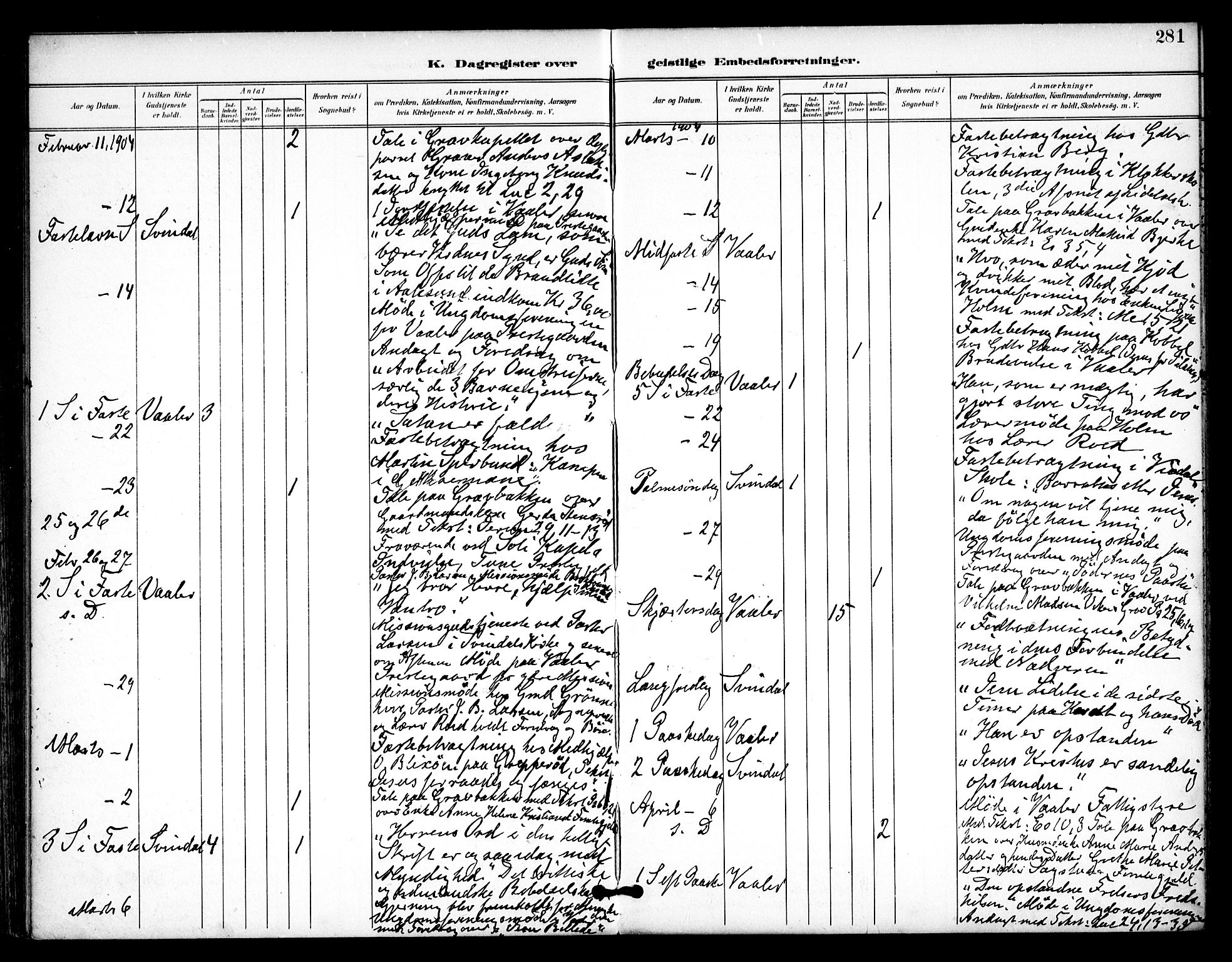 Våler prestekontor Kirkebøker, AV/SAO-A-11083/F/Fa/L0011: Parish register (official) no. I 11, 1893-1909, p. 281