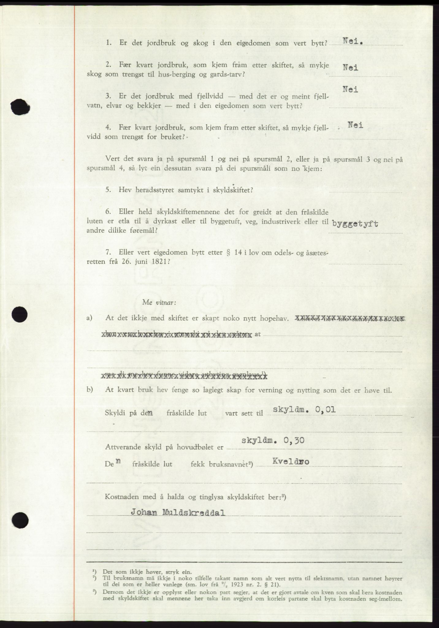 Søre Sunnmøre sorenskriveri, SAT/A-4122/1/2/2C/L0087: Mortgage book no. 13A, 1950-1950, Diary no: : 2001/1950