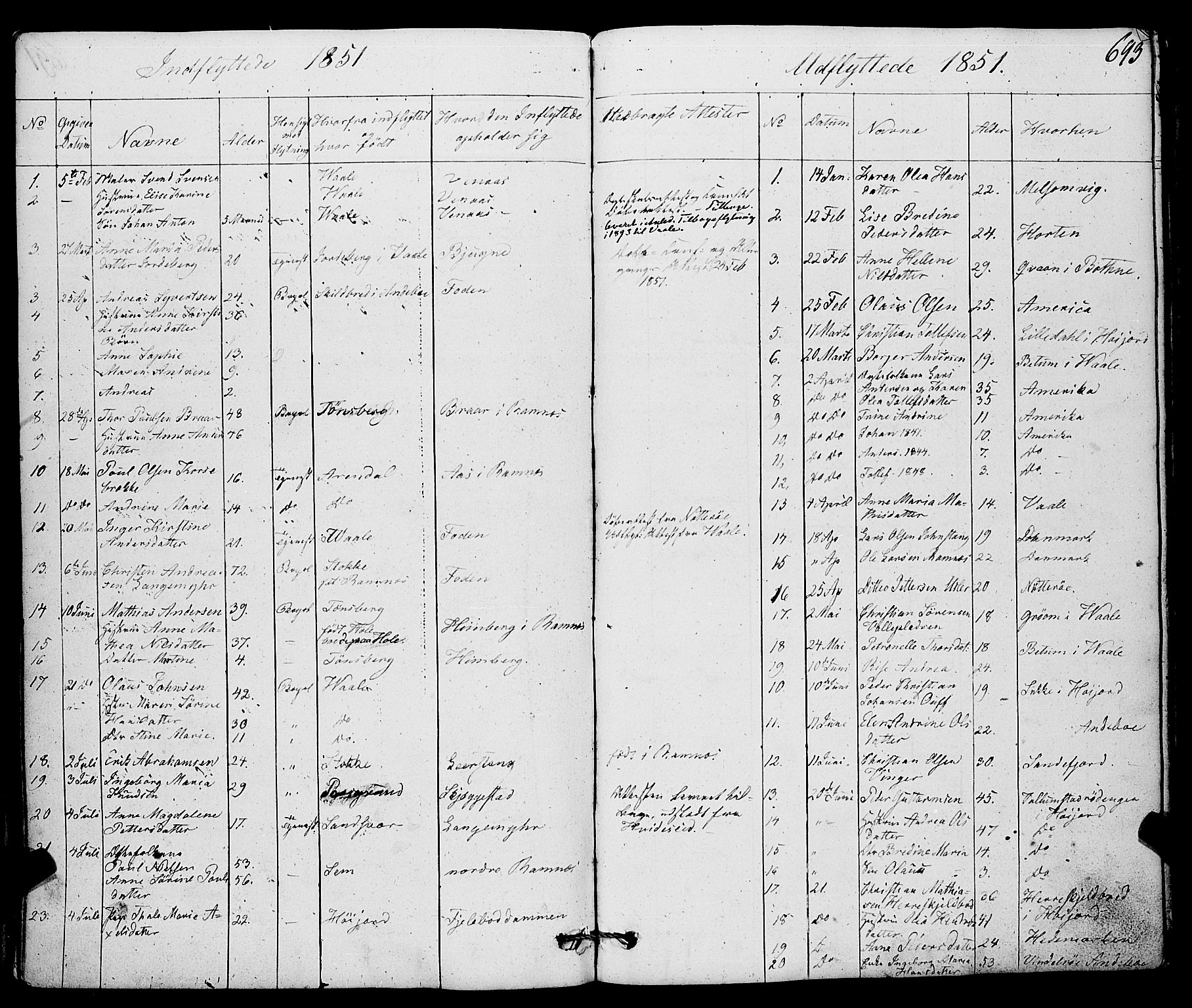 Ramnes kirkebøker, AV/SAKO-A-314/F/Fa/L0005: Parish register (official) no. I 5, 1841-1861, p. 692-693