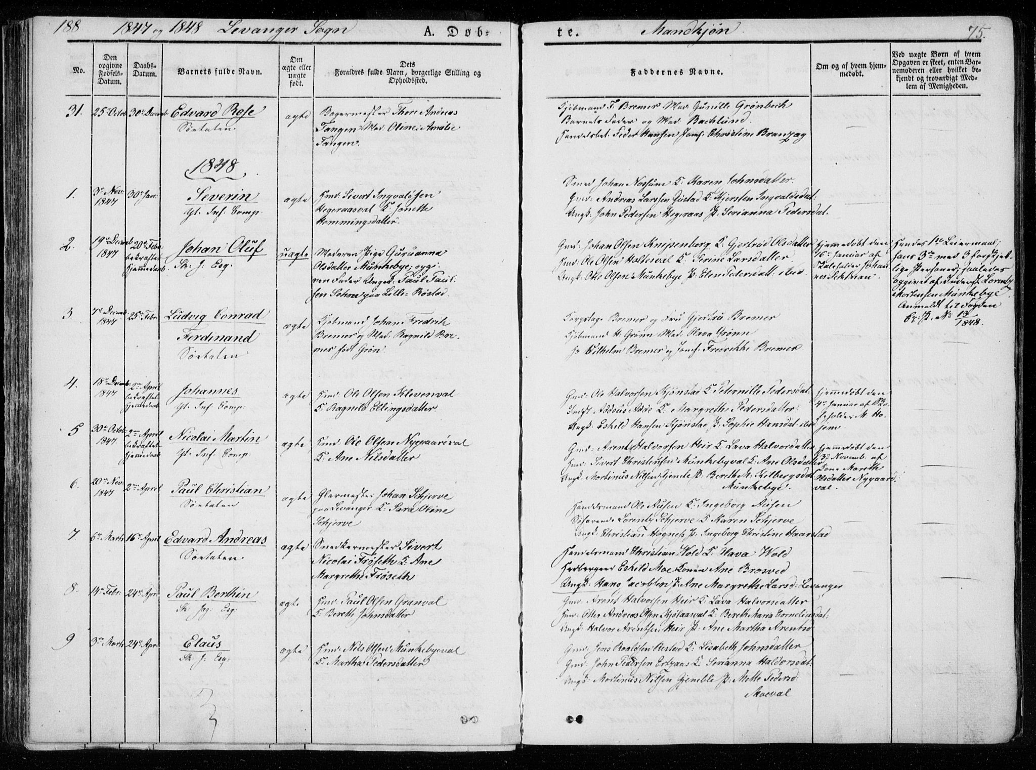 Ministerialprotokoller, klokkerbøker og fødselsregistre - Nord-Trøndelag, SAT/A-1458/720/L0183: Parish register (official) no. 720A01, 1836-1855, p. 75