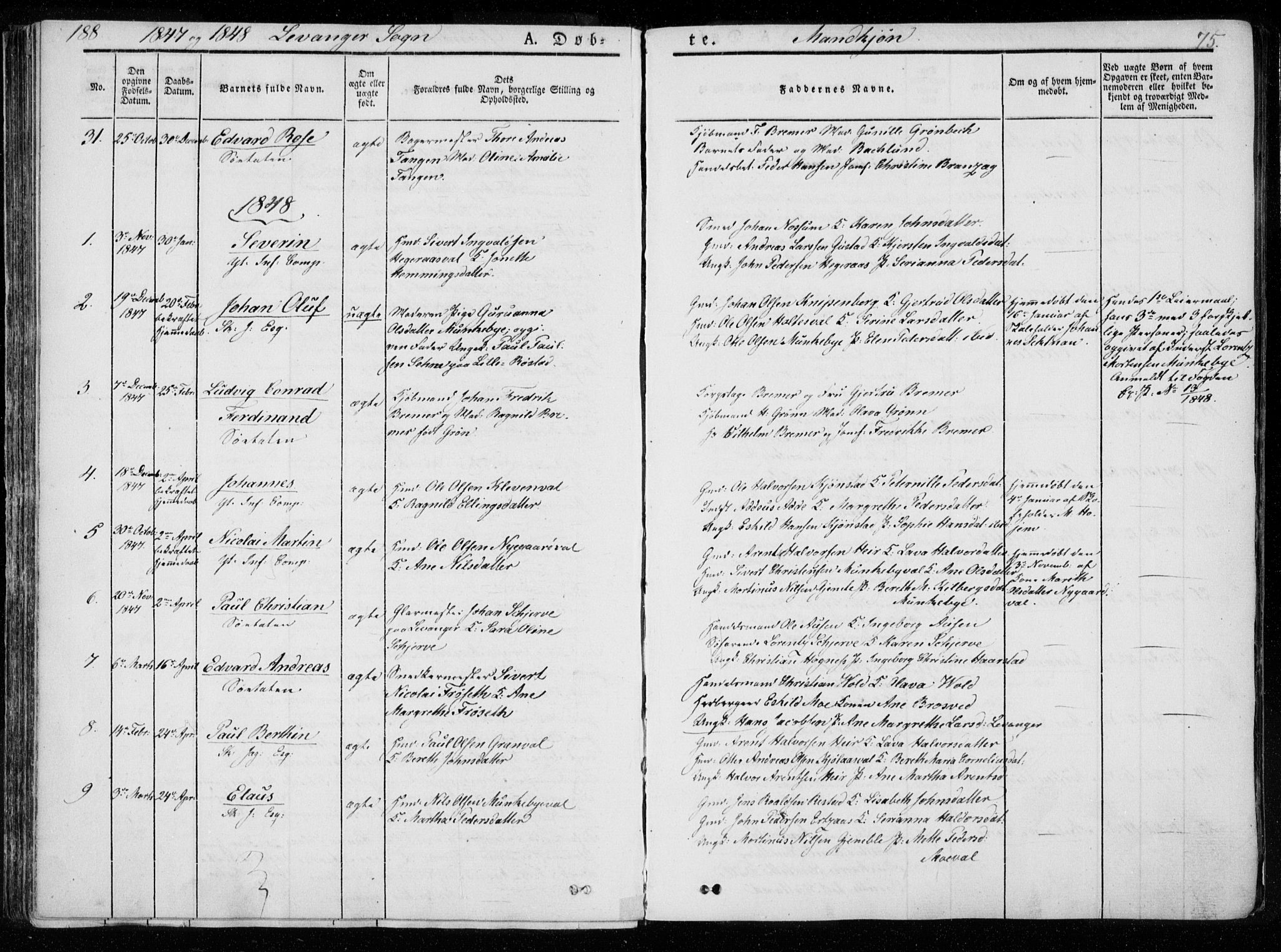 Ministerialprotokoller, klokkerbøker og fødselsregistre - Nord-Trøndelag, AV/SAT-A-1458/720/L0183: Parish register (official) no. 720A01, 1836-1855, p. 75