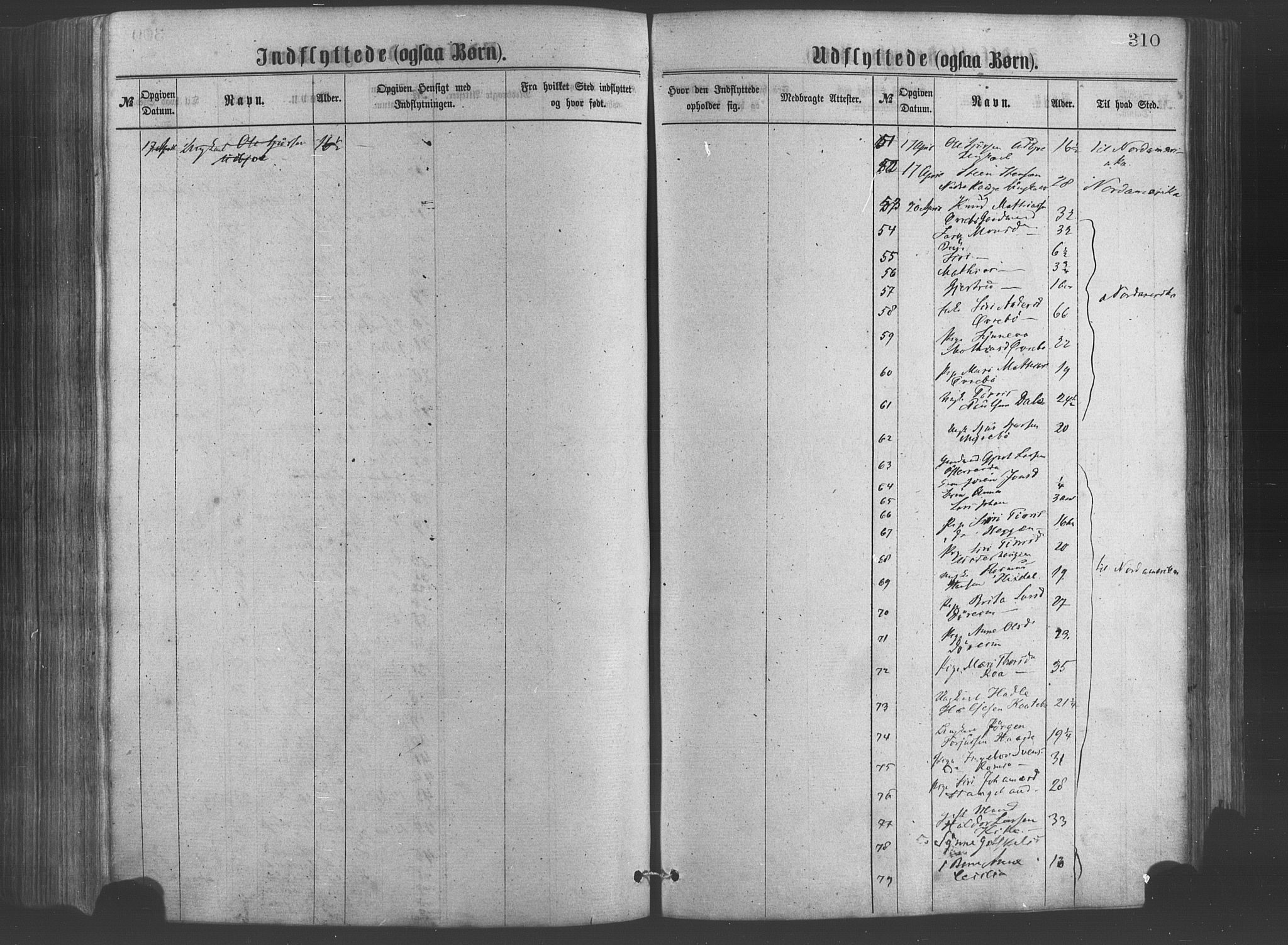 Fjelberg sokneprestembete, SAB/A-75201/H/Haa: Parish register (official) no. A 8, 1866-1879, p. 310