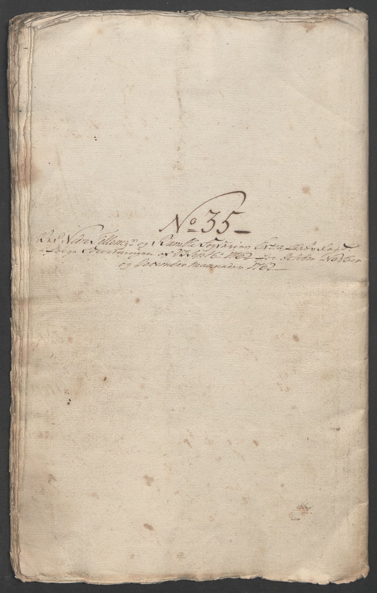 Rentekammeret inntil 1814, Reviderte regnskaper, Fogderegnskap, AV/RA-EA-4092/R37/L2239: Ekstraskatten Nedre Telemark og Bamble, 1762-1763, p. 332