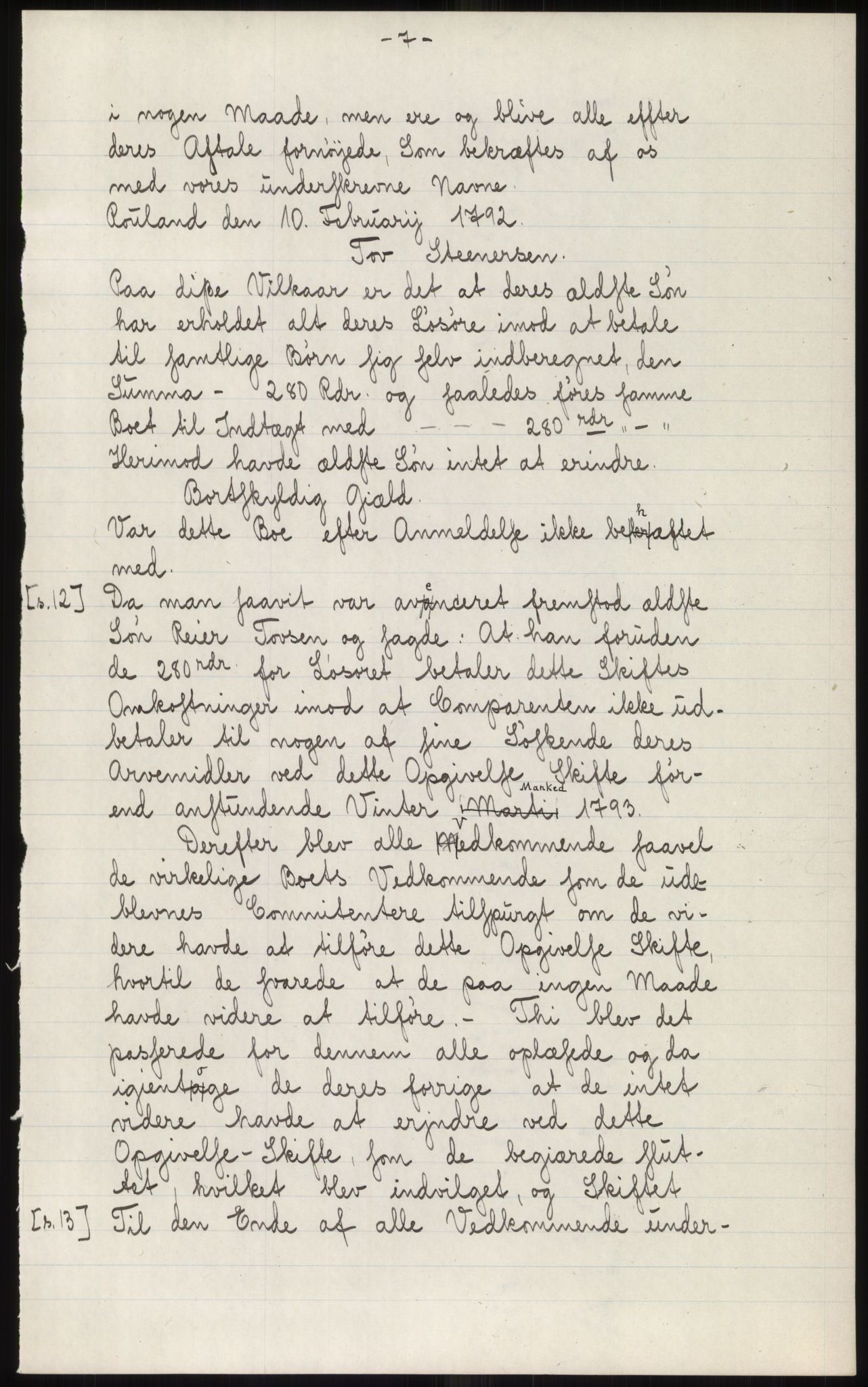 Samlinger til kildeutgivelse, Diplomavskriftsamlingen, AV/RA-EA-4053/H/Ha, p. 20