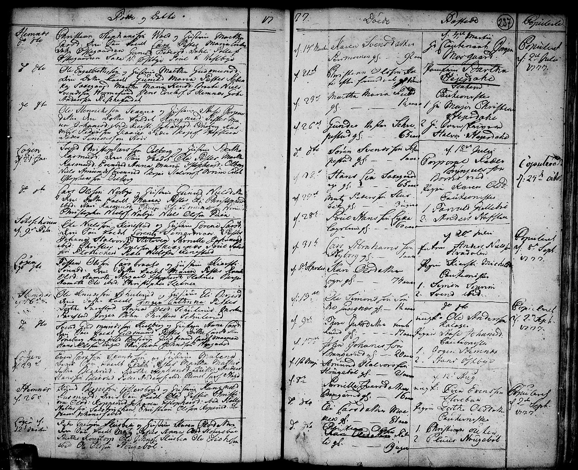 Høland prestekontor Kirkebøker, AV/SAO-A-10346a/F/Fa/L0004: Parish register (official) no. I 4, 1757-1780, p. 237