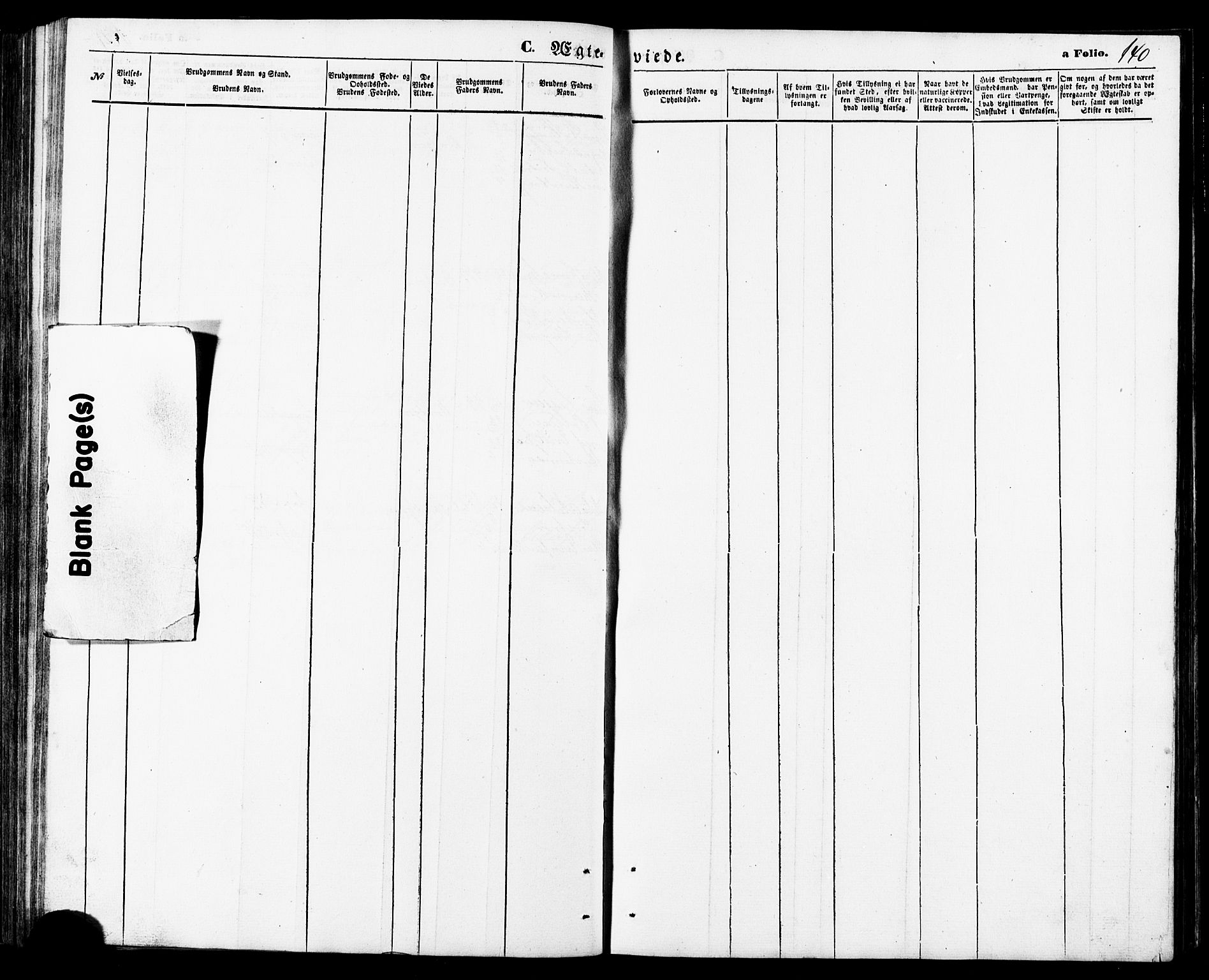 Lyngen sokneprestembete, AV/SATØ-S-1289/H/He/Heb/L0006klokker: Parish register (copy) no. 6, 1864-1881, p. 140