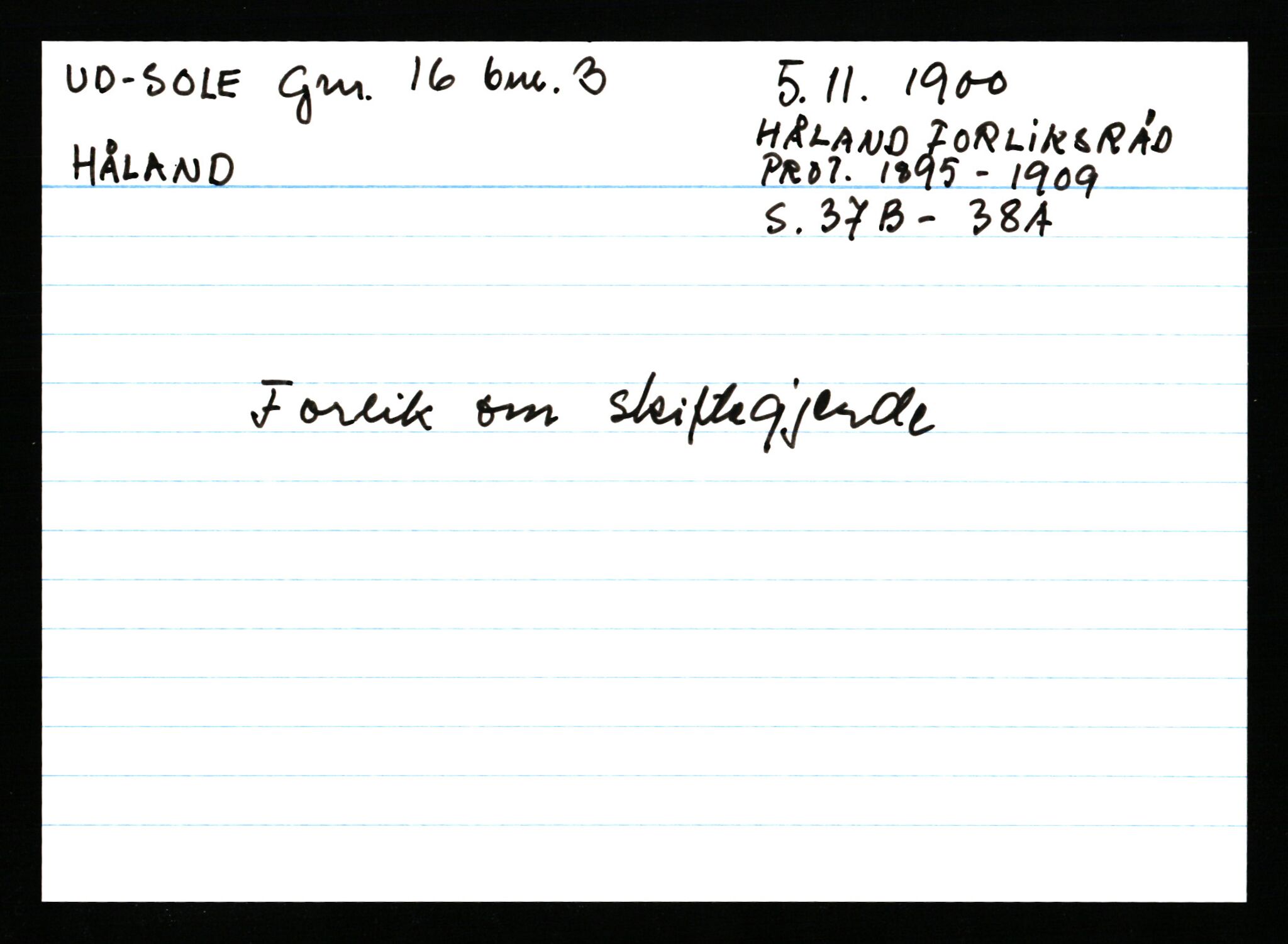 Statsarkivet i Stavanger, AV/SAST-A-101971/03/Y/Ym/L0063: Åstedskort sortert etter gårdsnavn: Tørsdal - Utstein kloster, 1600-1950, p. 185